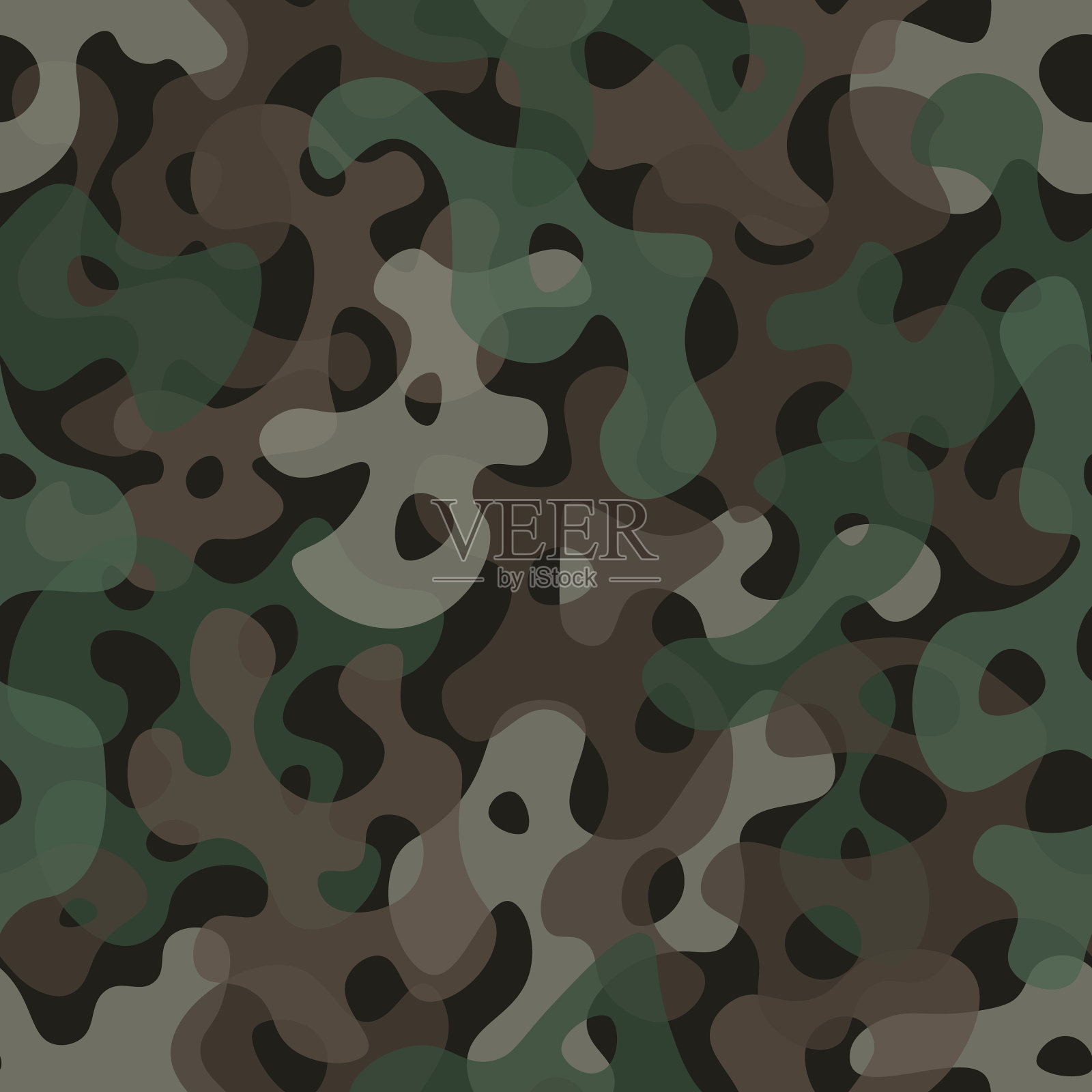 纹理军伪装无缝图案军插画图片素材