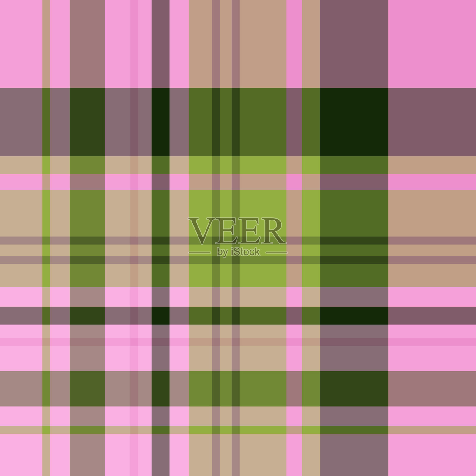 无缝图案以粉红色和绿色为颜色插画图片素材