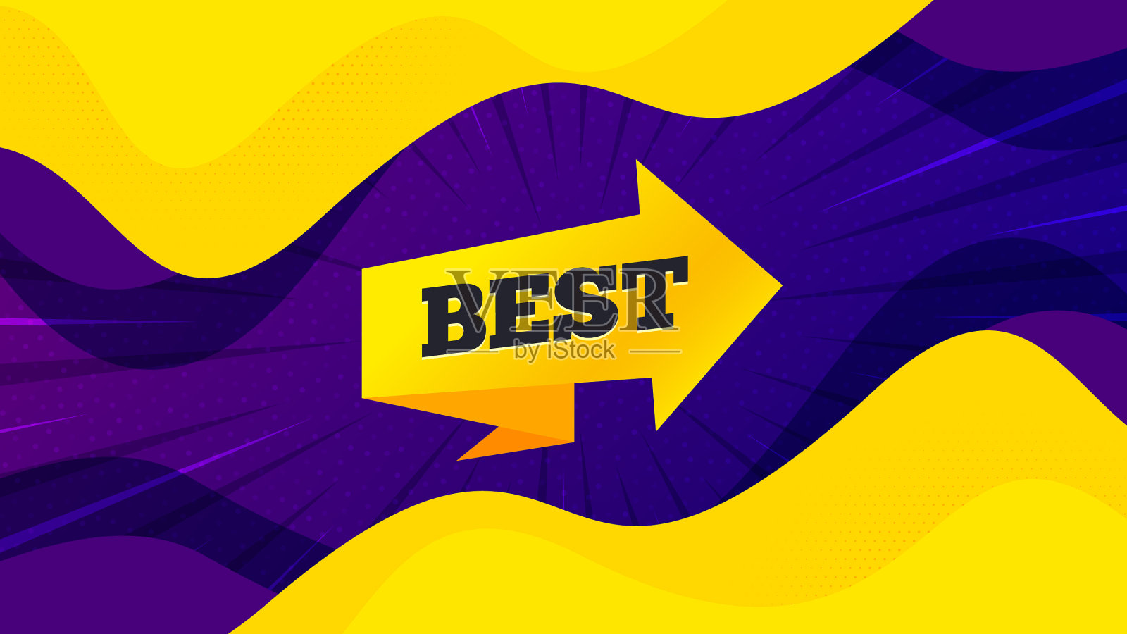 最佳贴纸特惠横幅插画图片素材