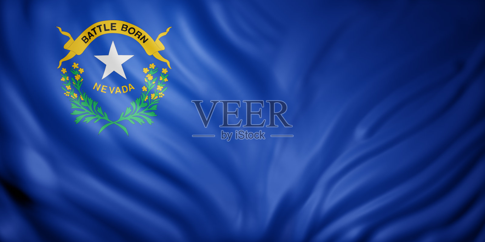 内华达州州旗照片摄影图片