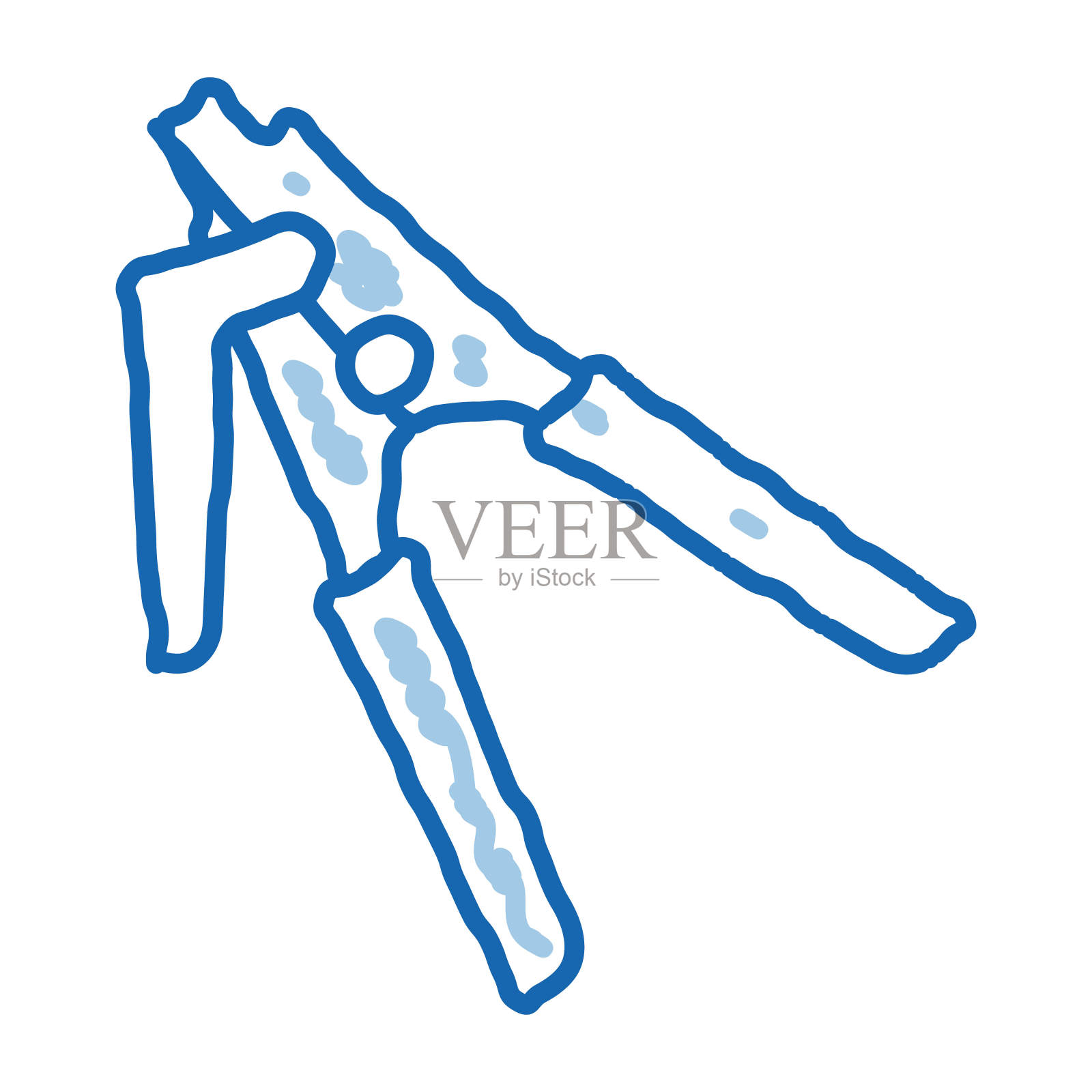 修复工具光纤涂鸦图标手绘插图插画图片素材