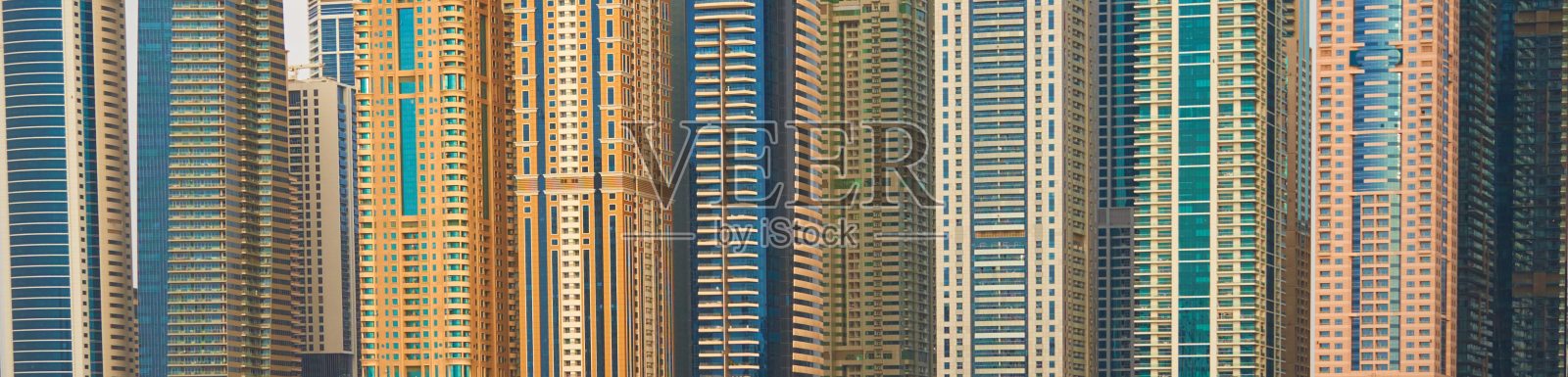 迪拜城市海岸建筑景观照片摄影图片