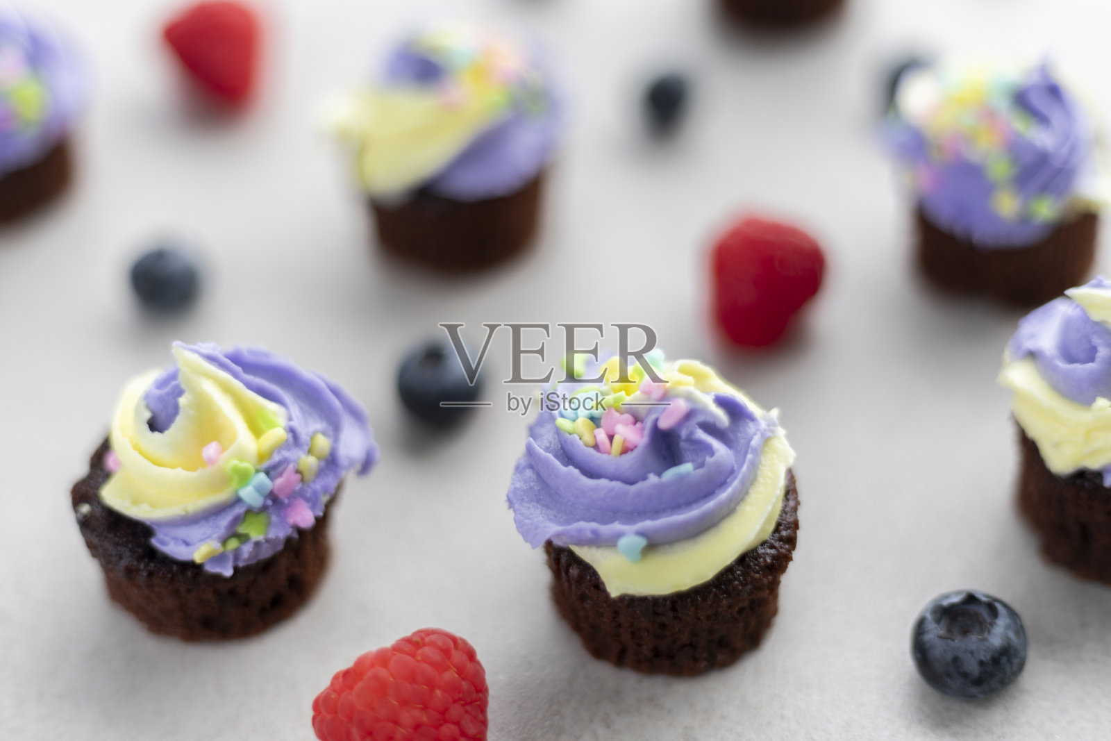 纸杯蛋糕照片摄影图片