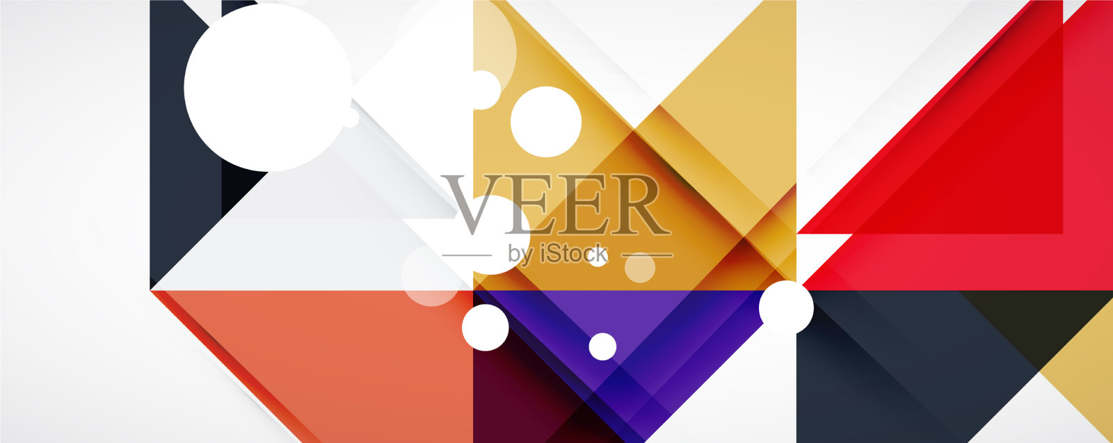 几何抽象背景技术色彩插画图片素材