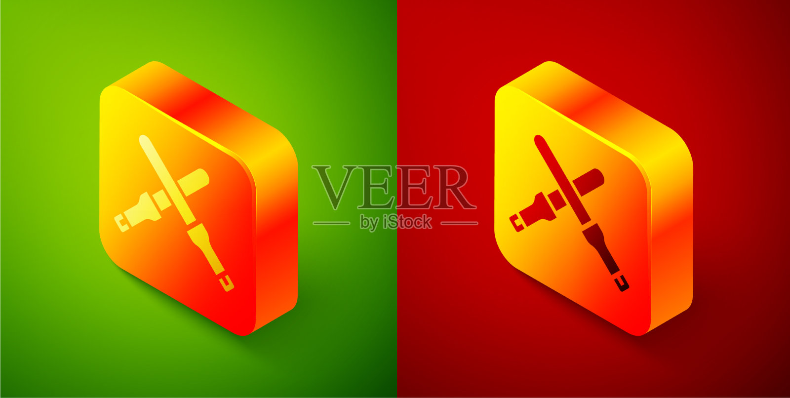 飞机图标的等距编组棒图标素材