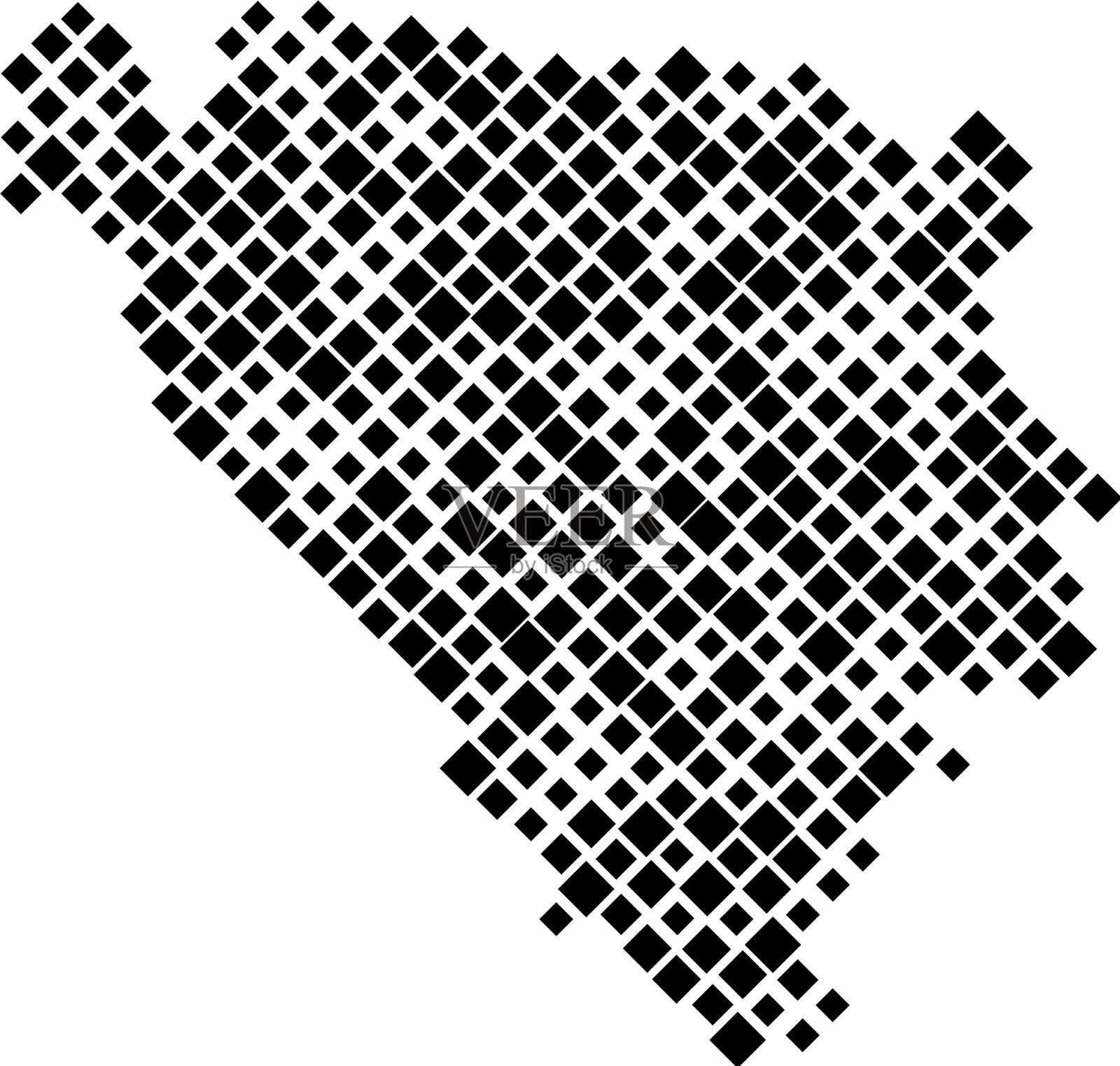 波斯尼亚和黑塞哥维那地图从黑色模式插画图片素材