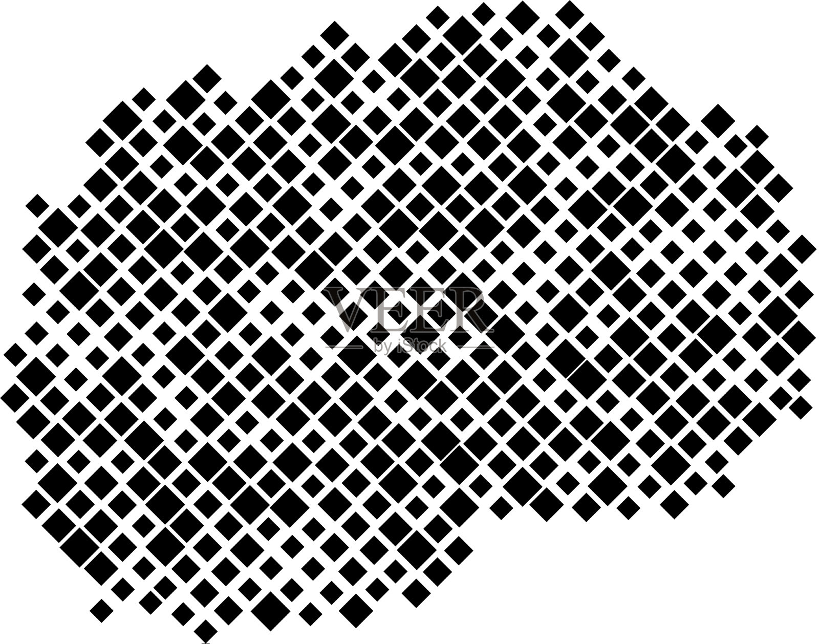 马其顿地图由黑色菱形图案组成插画图片素材