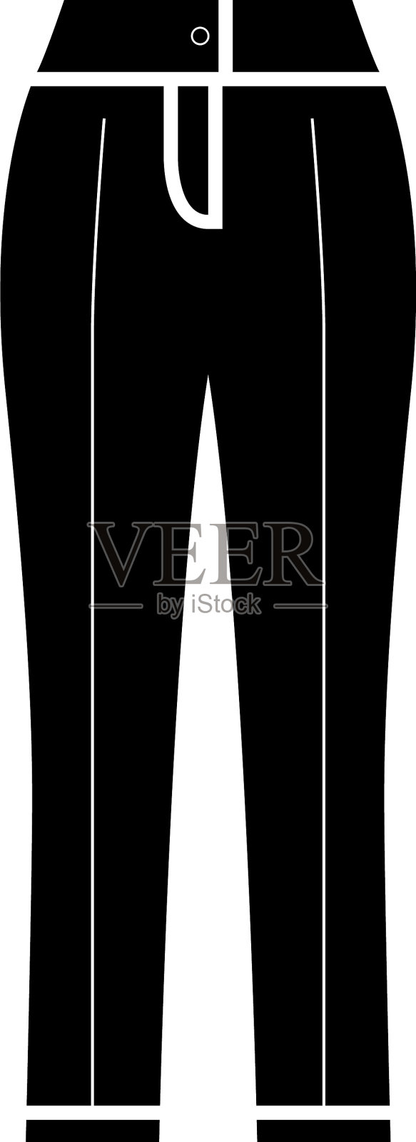 商务女裤偶像设计元素图片