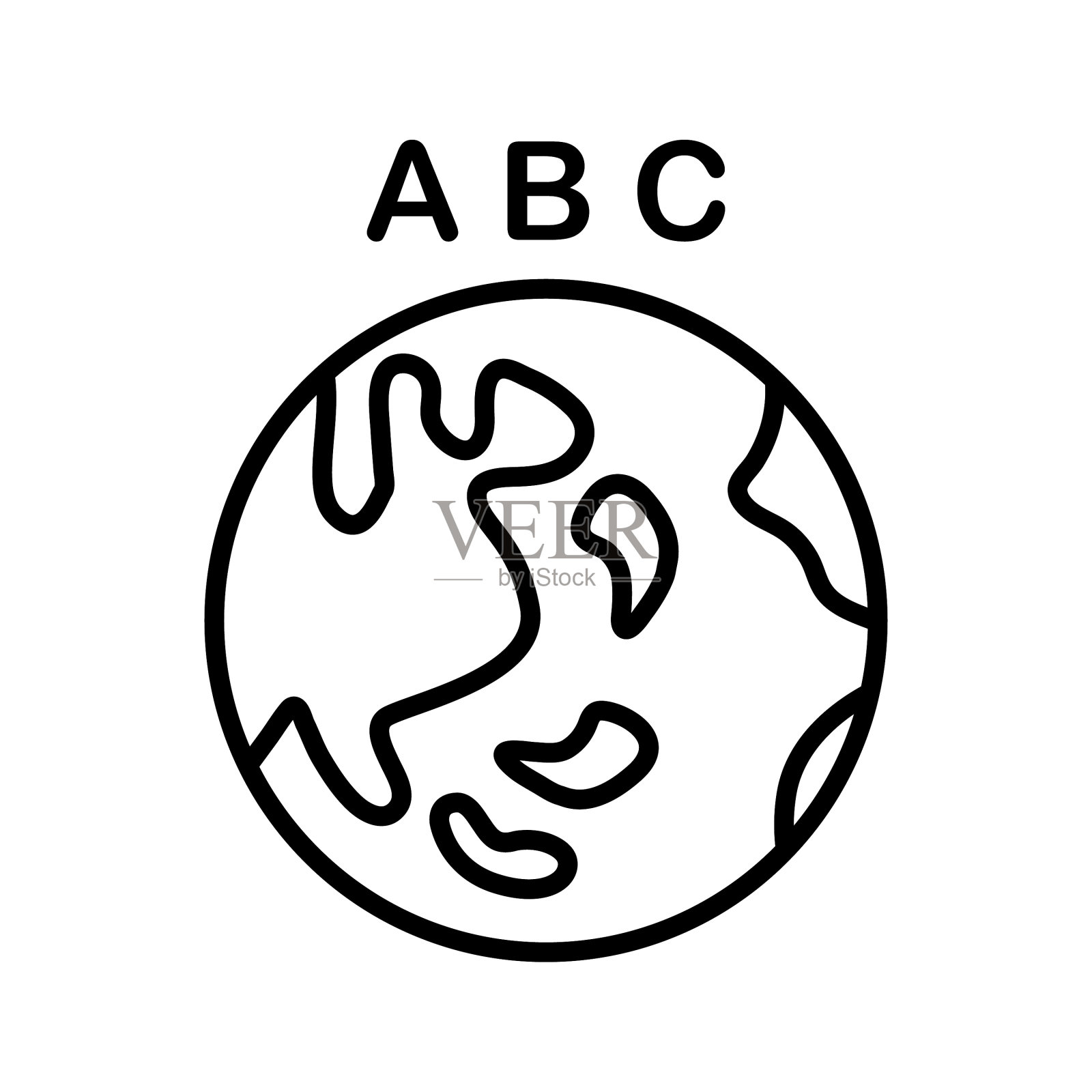 全球教育图标插画图片素材