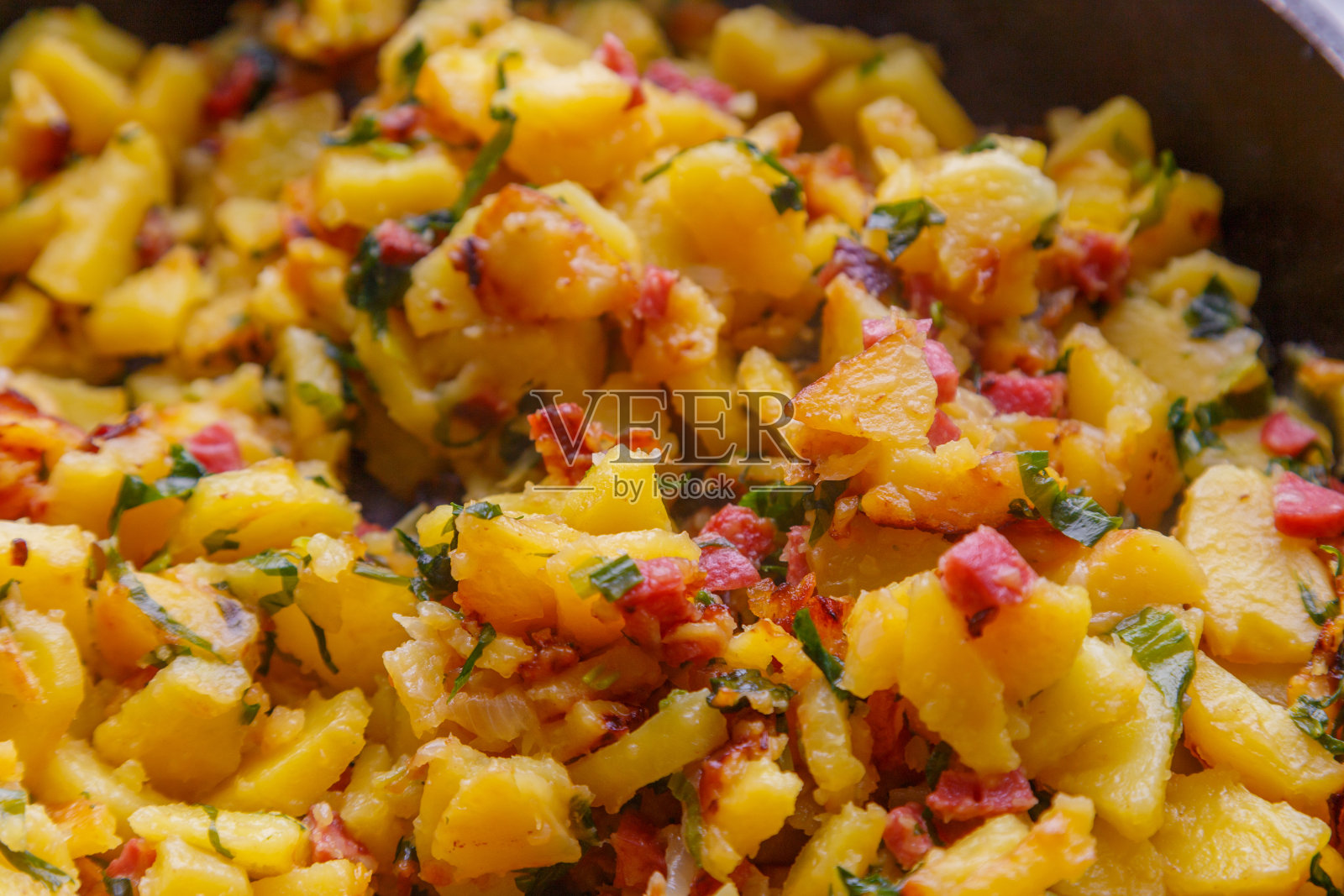 烤土豆泥全框特写背景照片摄影图片