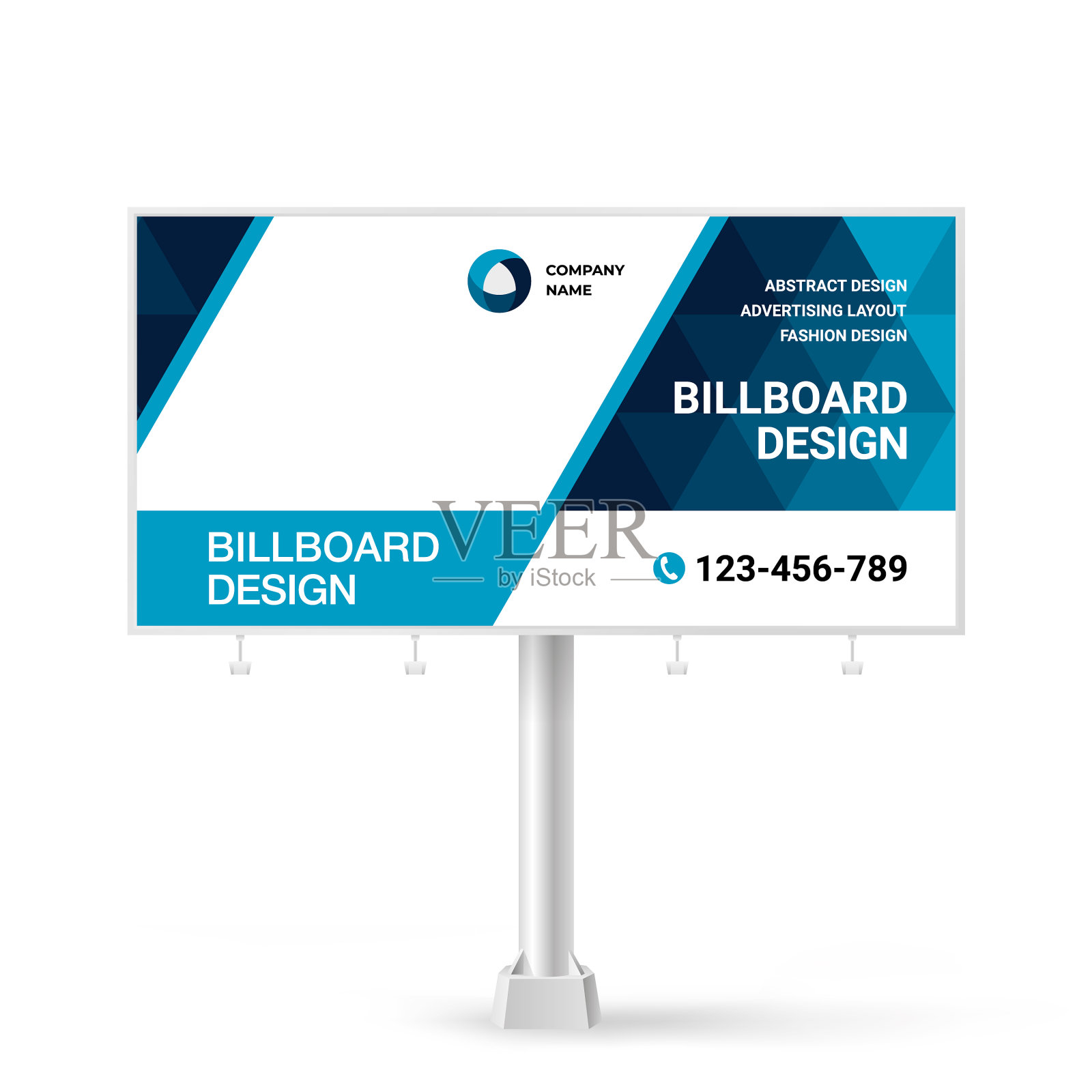 广告牌模板用于广告商品和广告插画图片素材