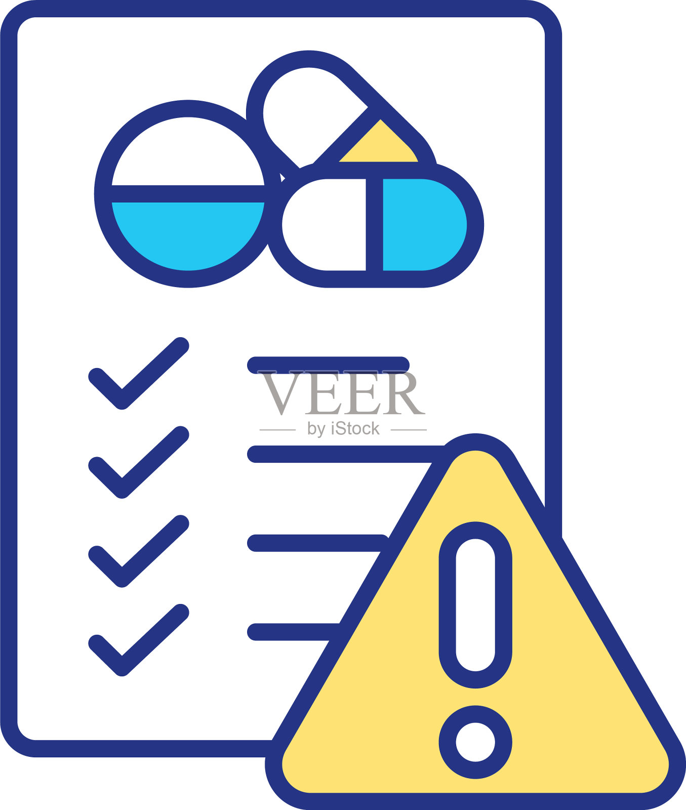 列出药物RGB颜色图标图标素材