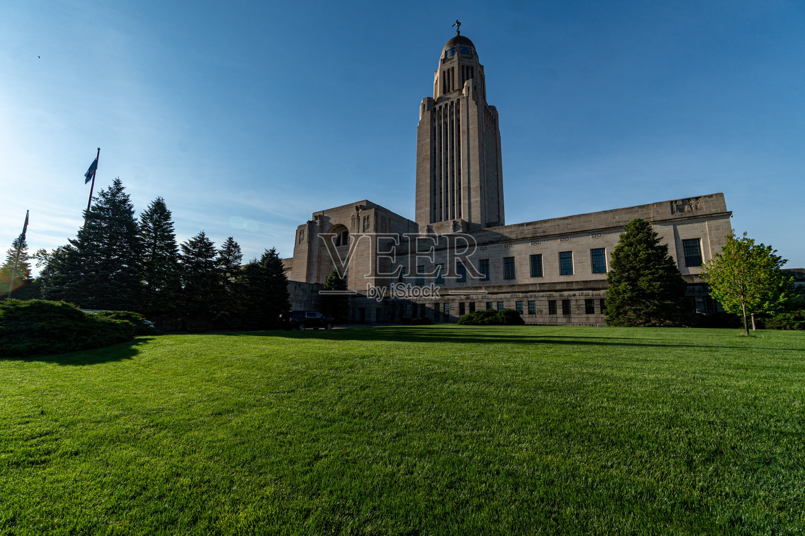 内布拉斯加州国会大厦-林肯，内布拉斯加州照片摄影图片