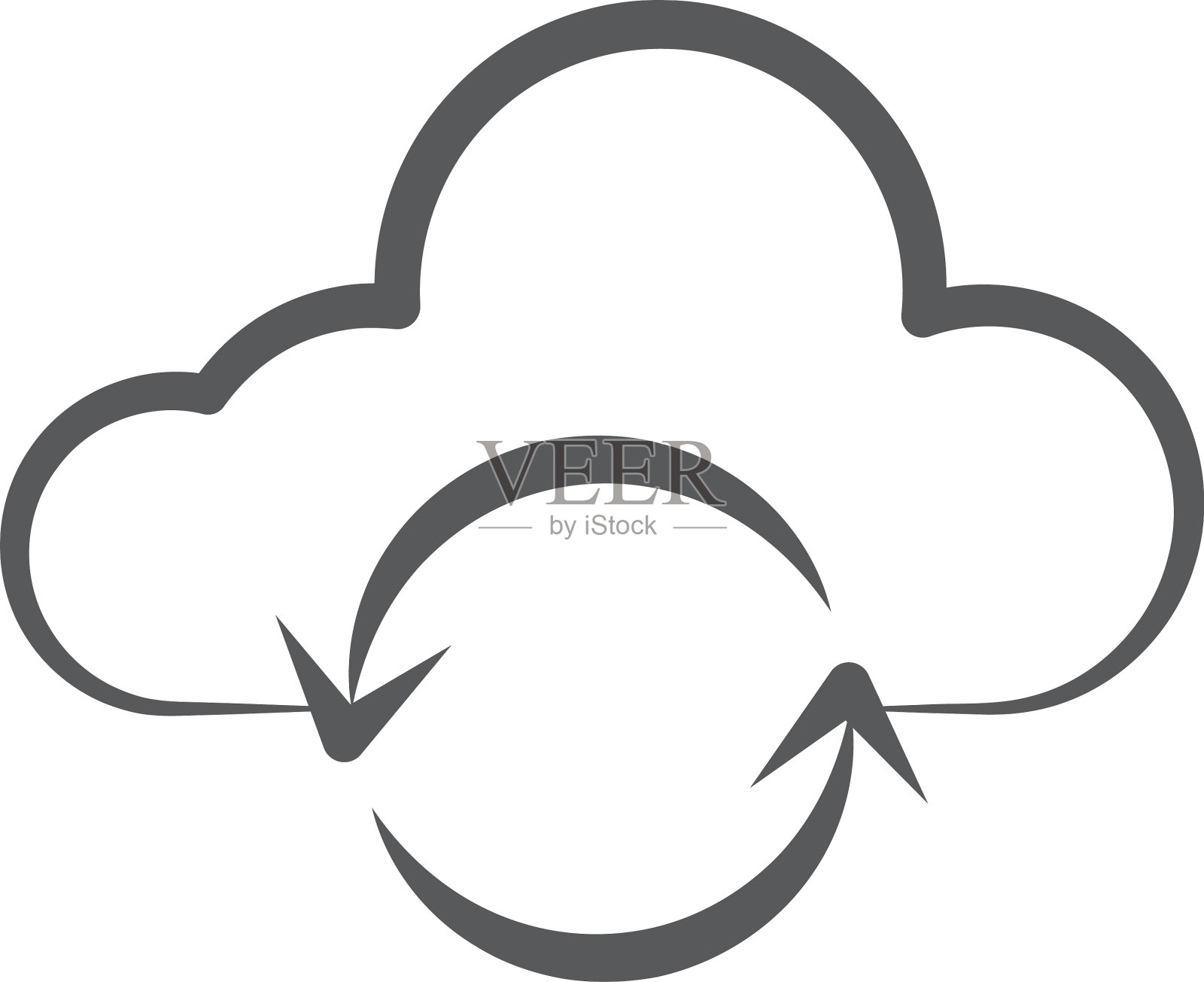 云同步插画图片素材