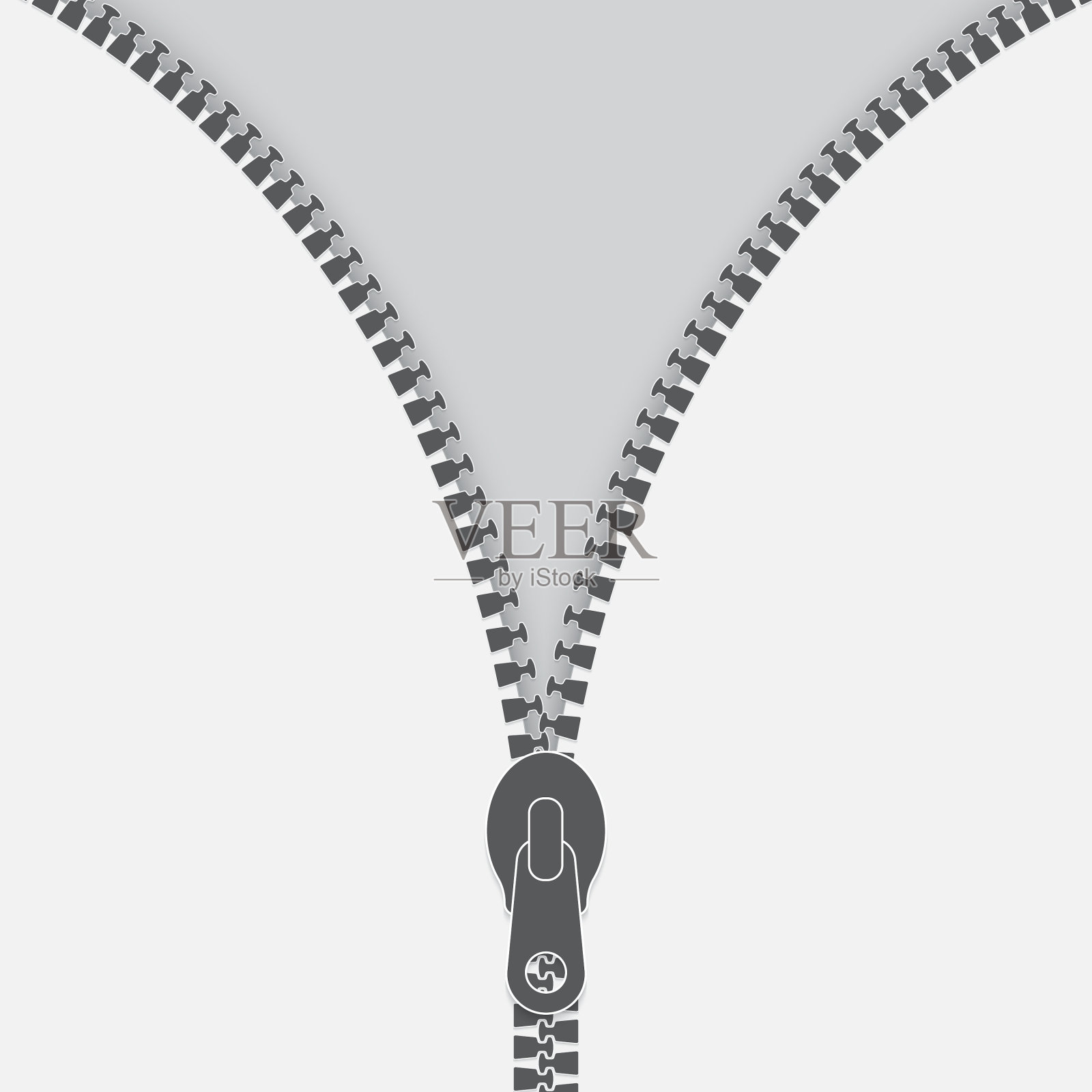 打开拉链最小标志拉链图标插画图片素材