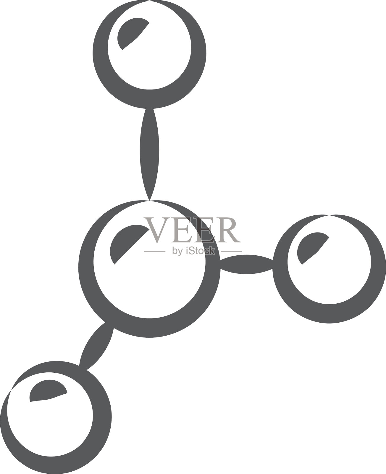 分子插画图片素材