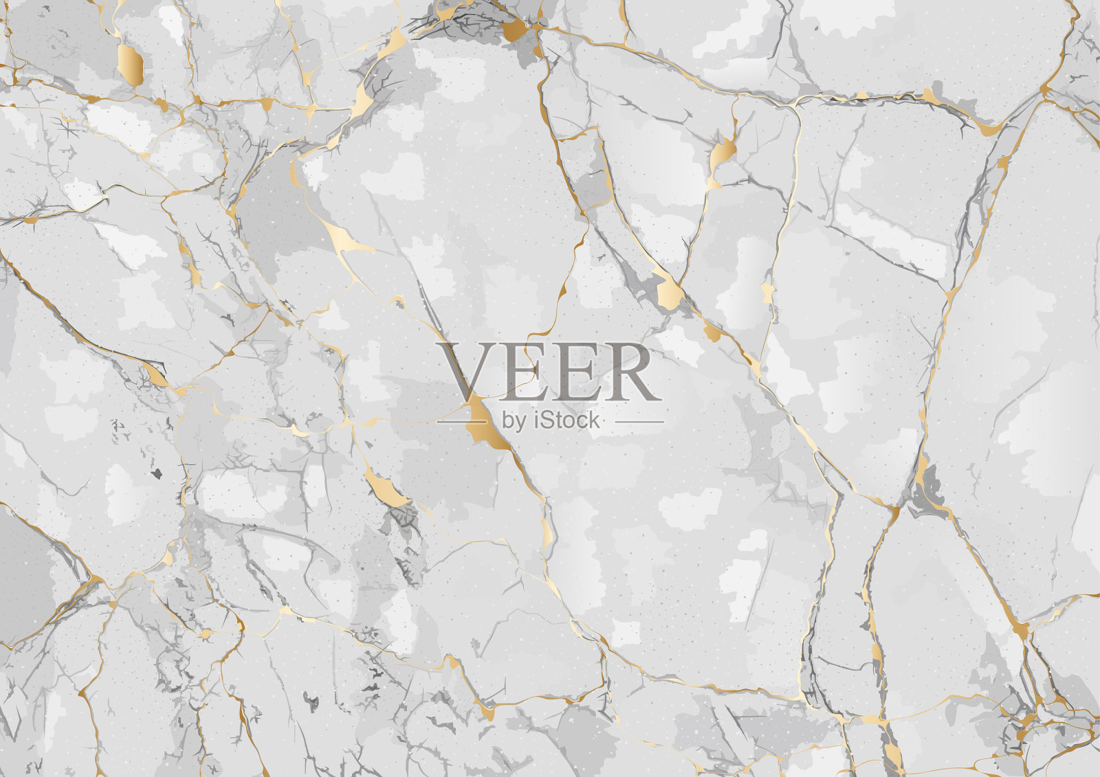 大理石背景与金色纹理插画图片素材