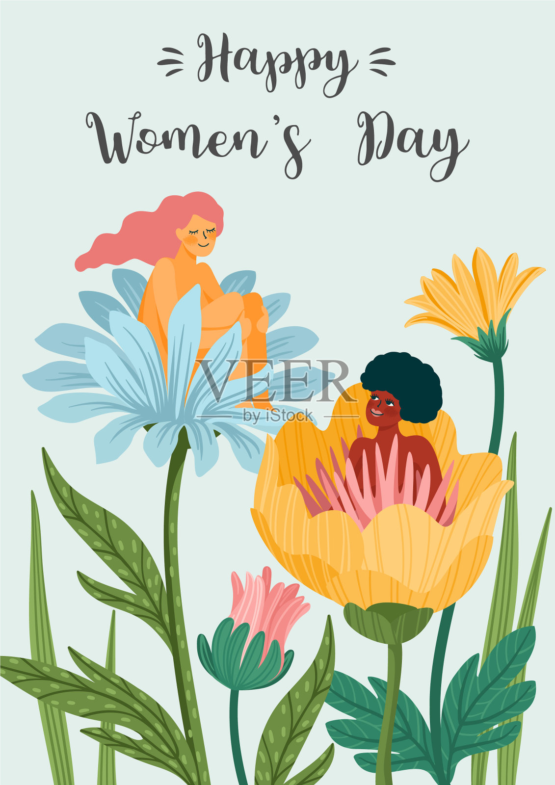 国际妇女节的模板设计模板素材