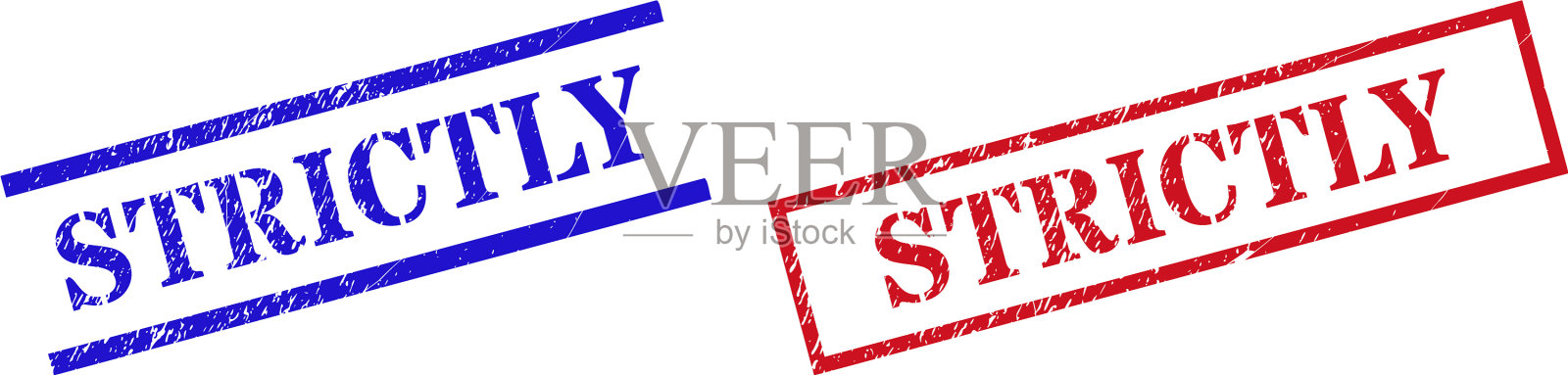 用严格纹理刮印水印插画图片素材