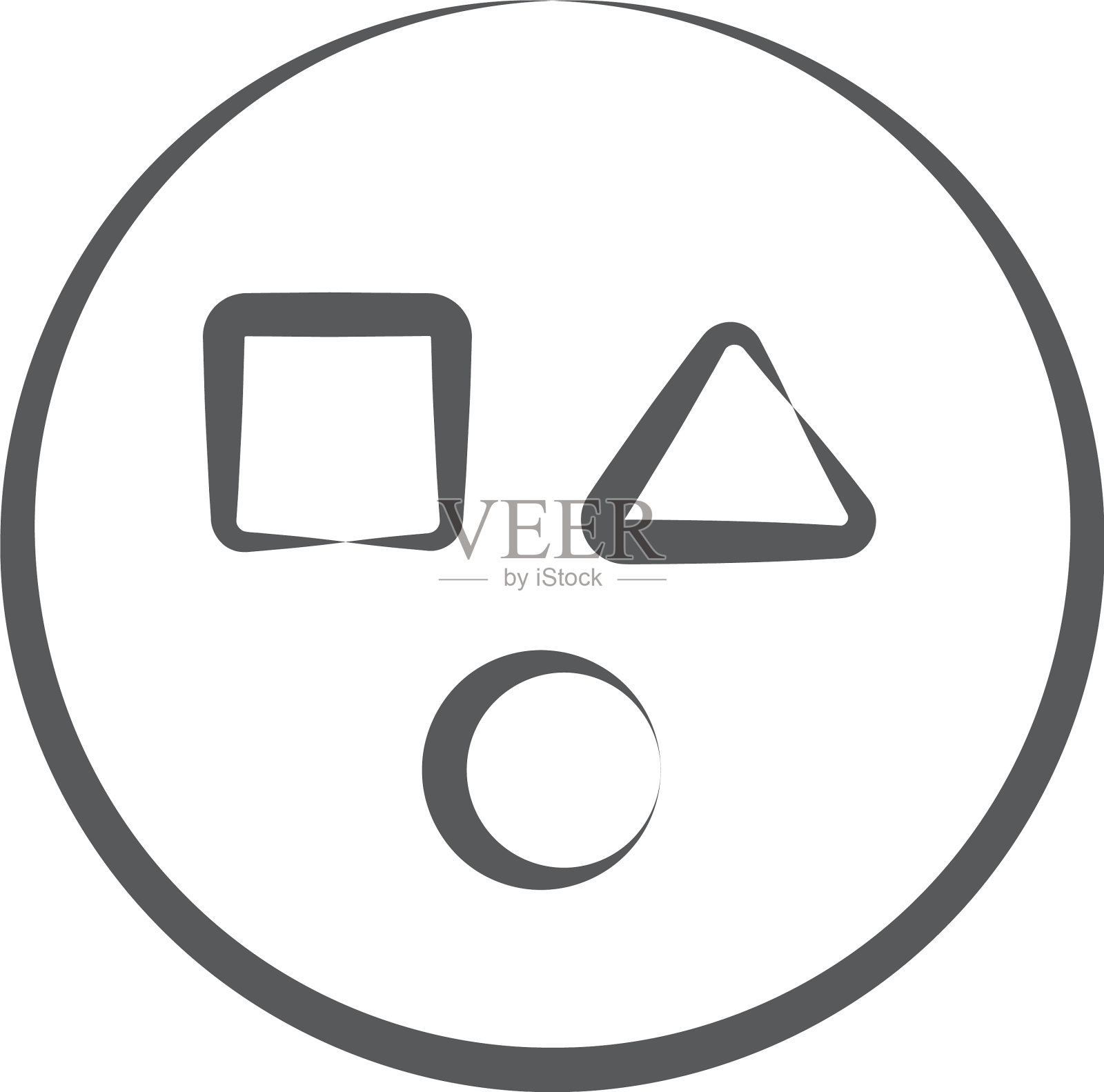 几何形状图标素材