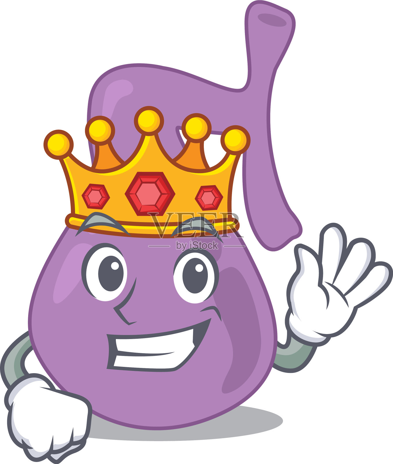 英王胆囊吉祥物设计风格设计元素图片