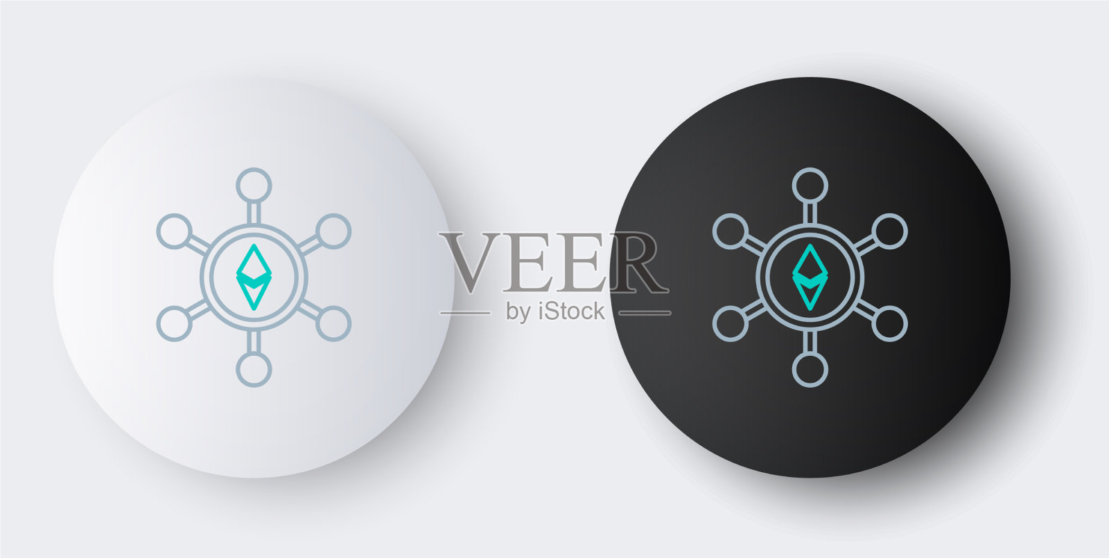 Line区块链technology以太坊eth icon图标素材