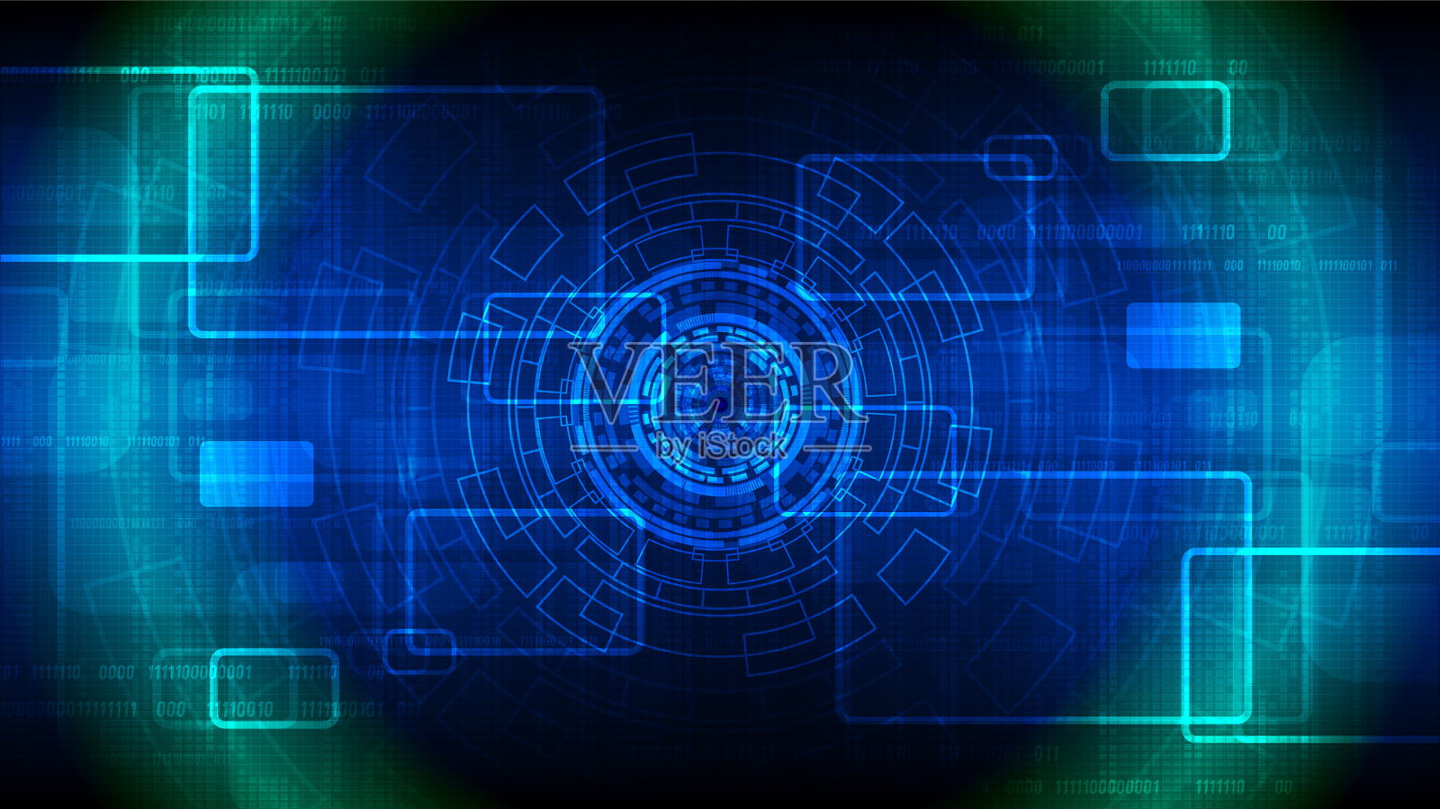 电路技术背景插画图片素材