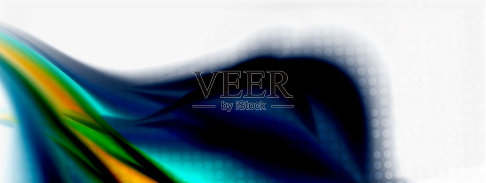 抽象的背景流畅模糊的线条插画图片素材