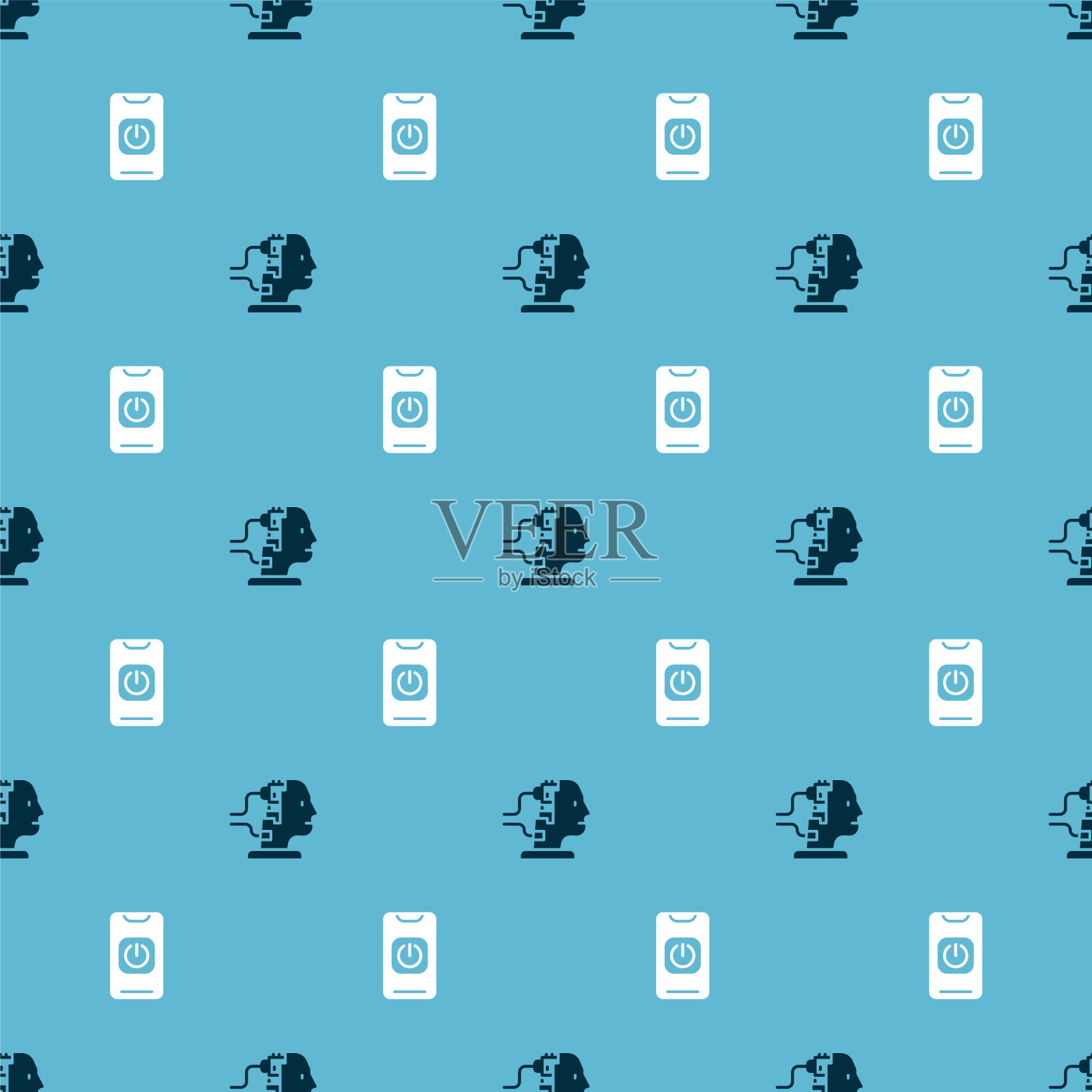 设置机器人进行维修，关闭机器人图标素材