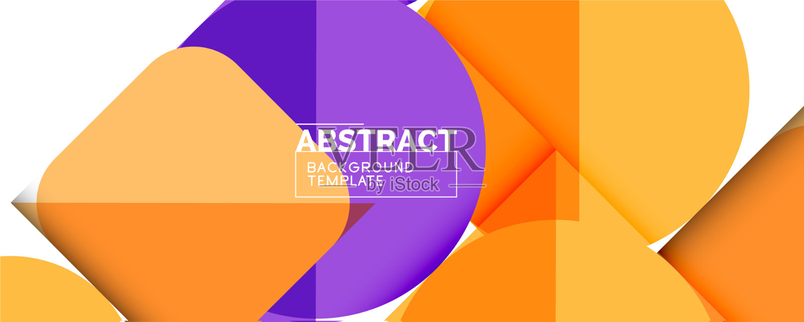 用简洁的几何抽象背景设计元素图片