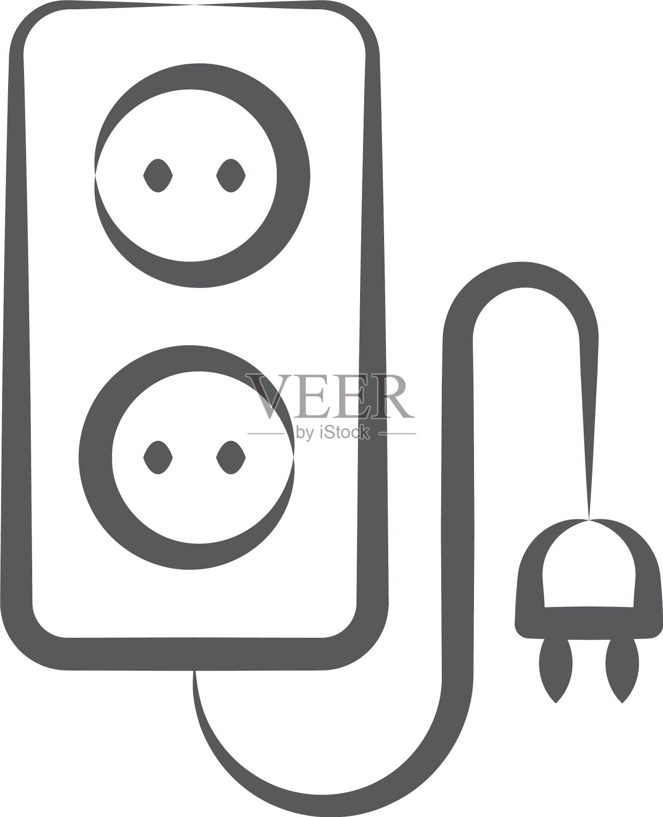 延长线插画图片素材