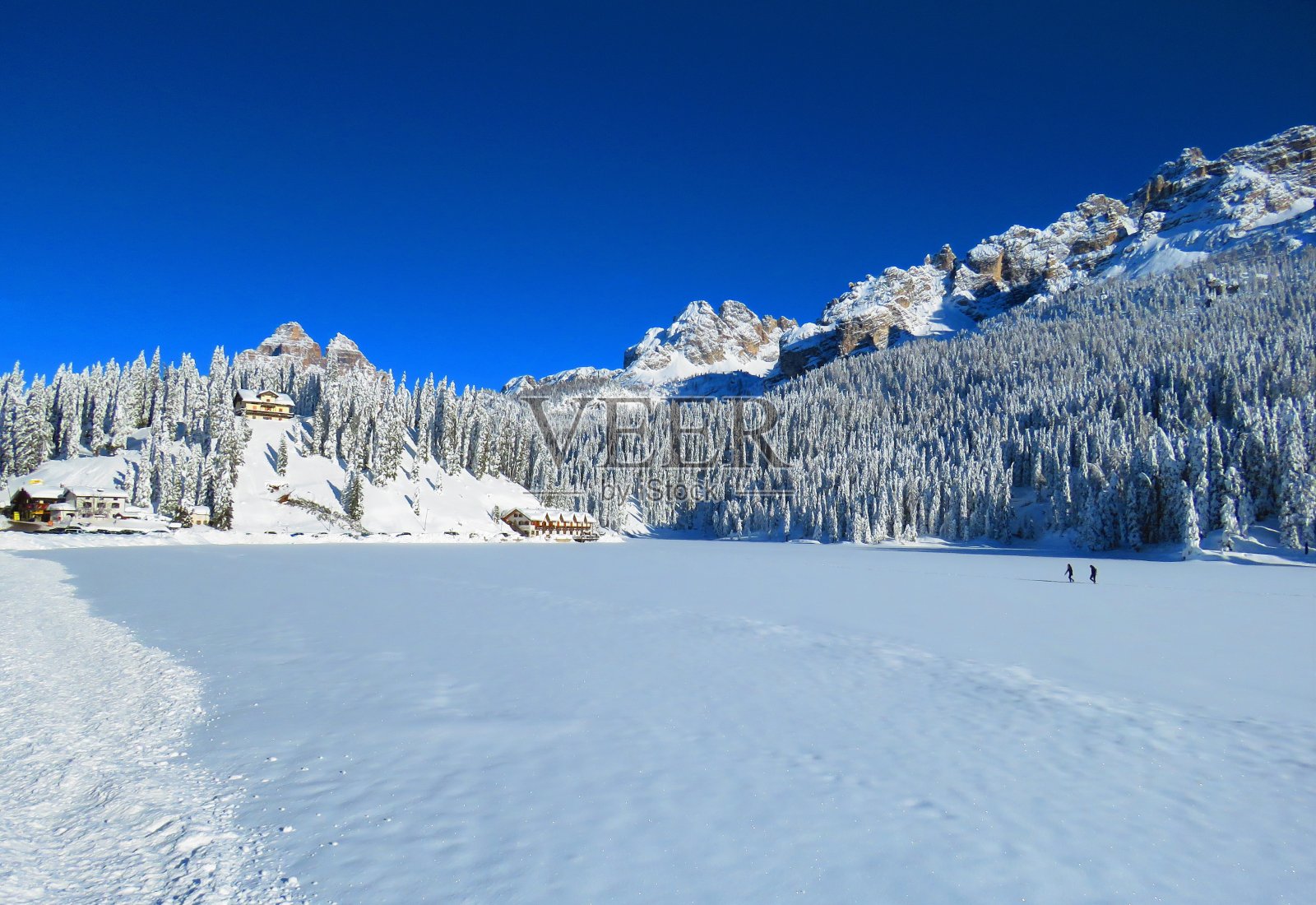 Misurina湖照片摄影图片