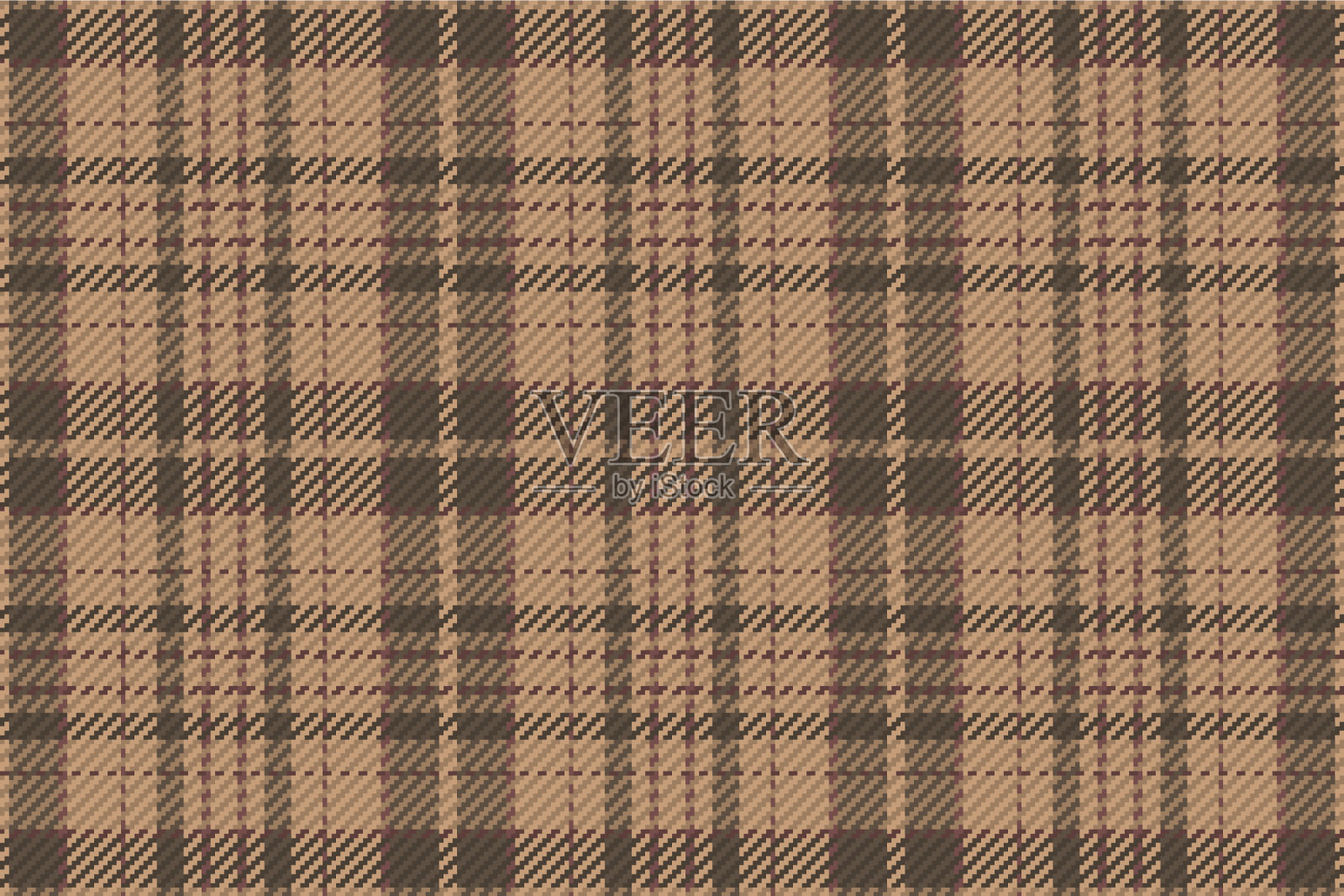 无缝图案苏格兰格子呢格子插画图片素材