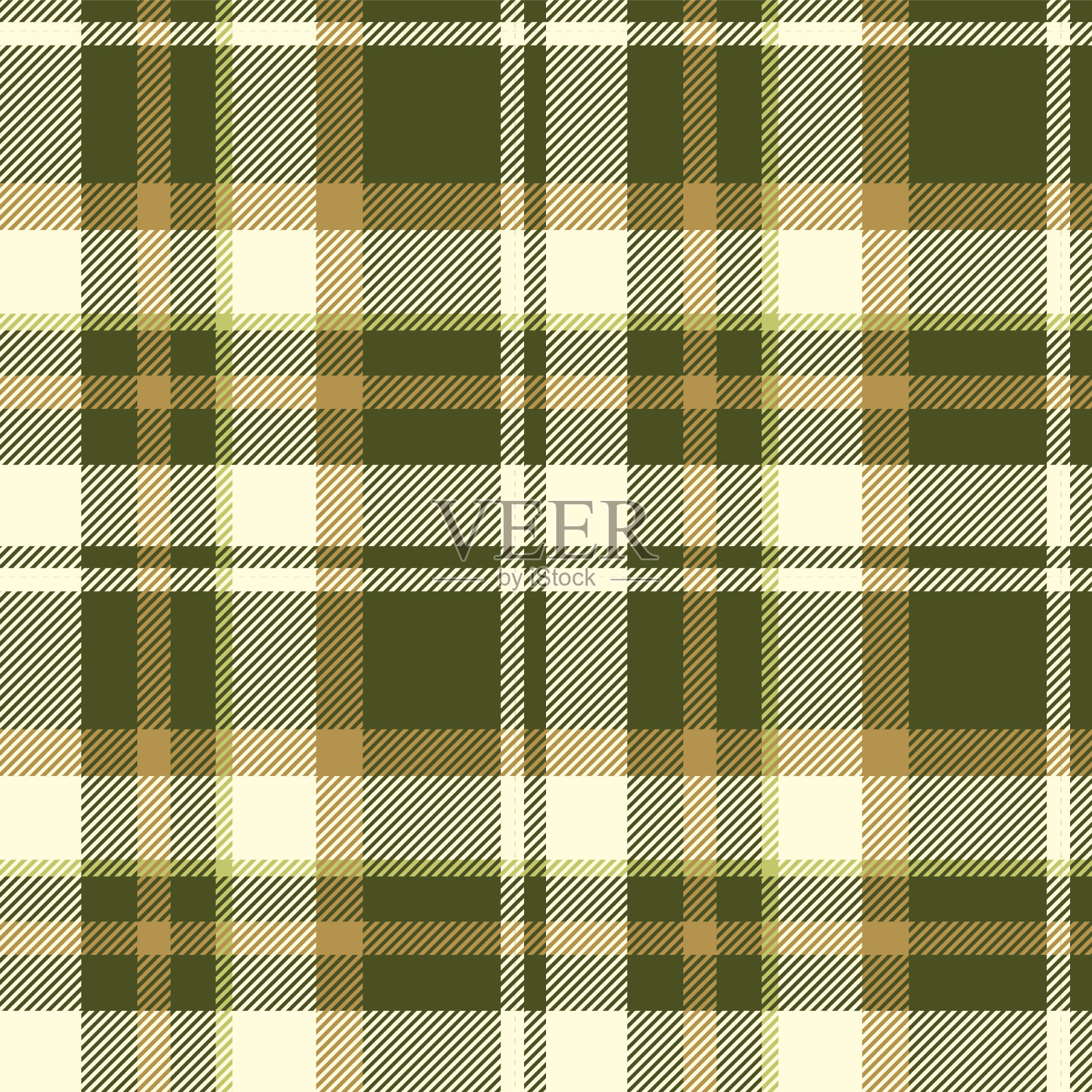 苏格兰格子无缝格子图案复古插画图片素材