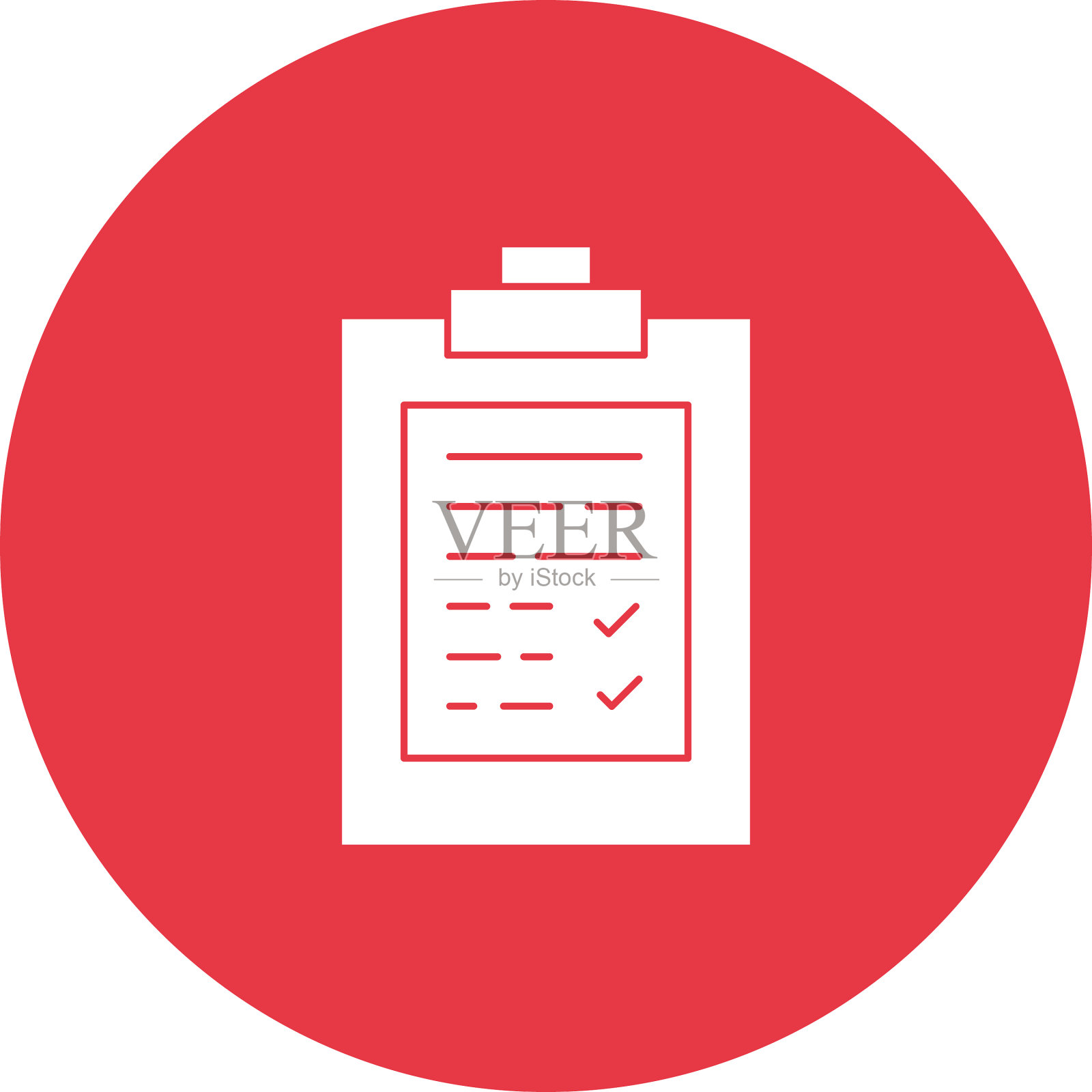 商务合同的图标插画图片素材