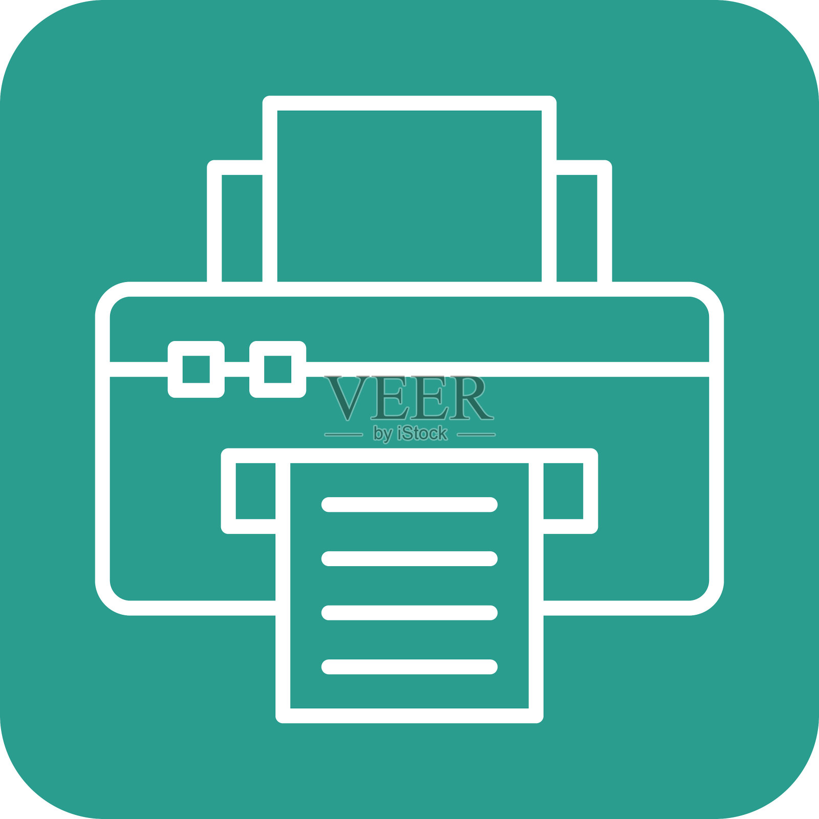 打印机图标插画图片素材