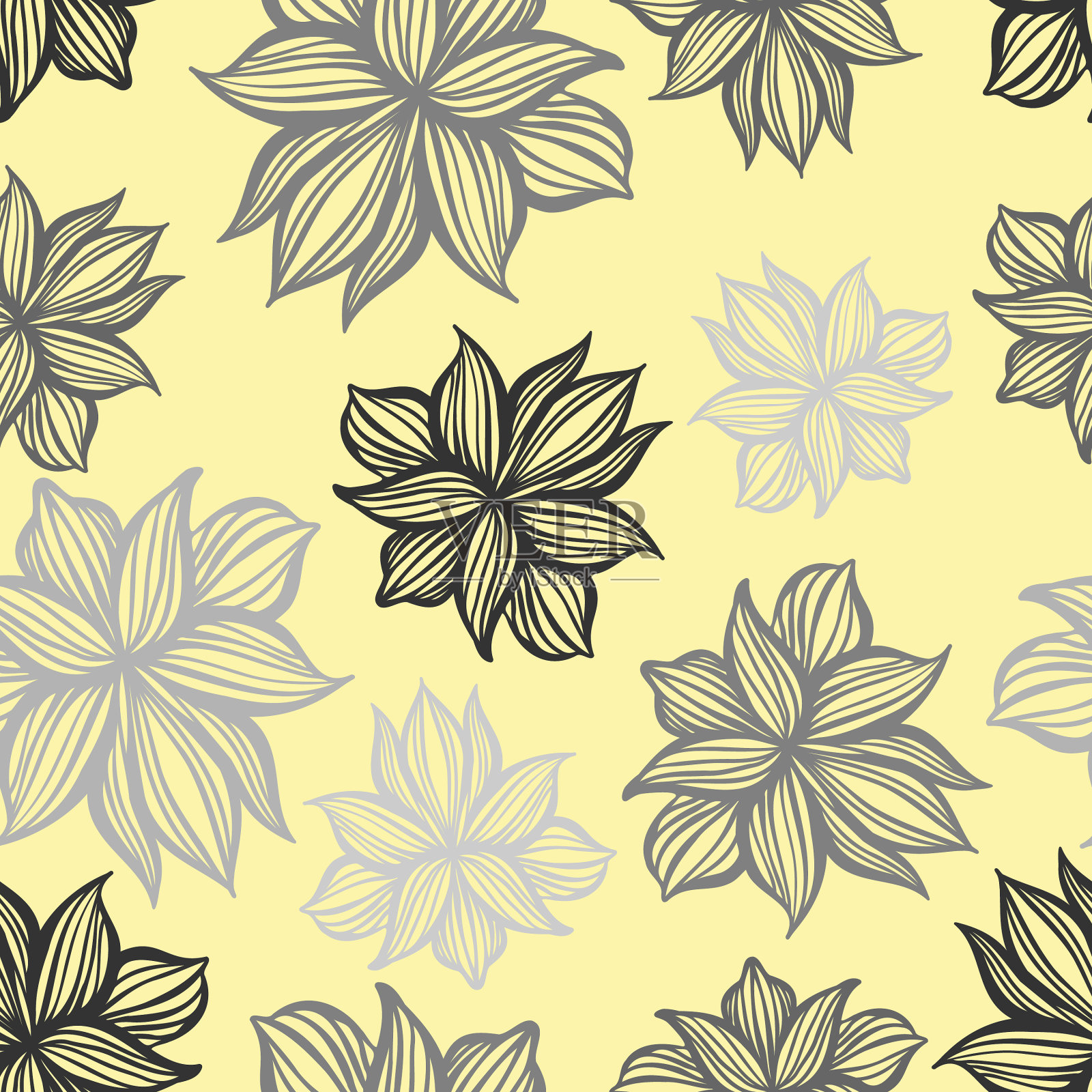 无缝彩色图案装饰插画图片素材