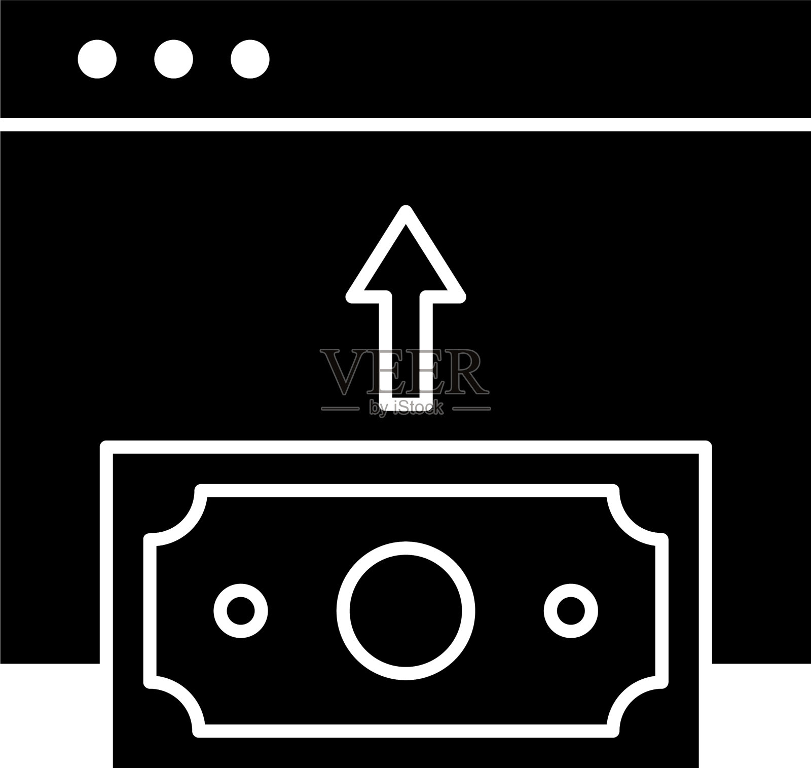 转账图标插画图片素材