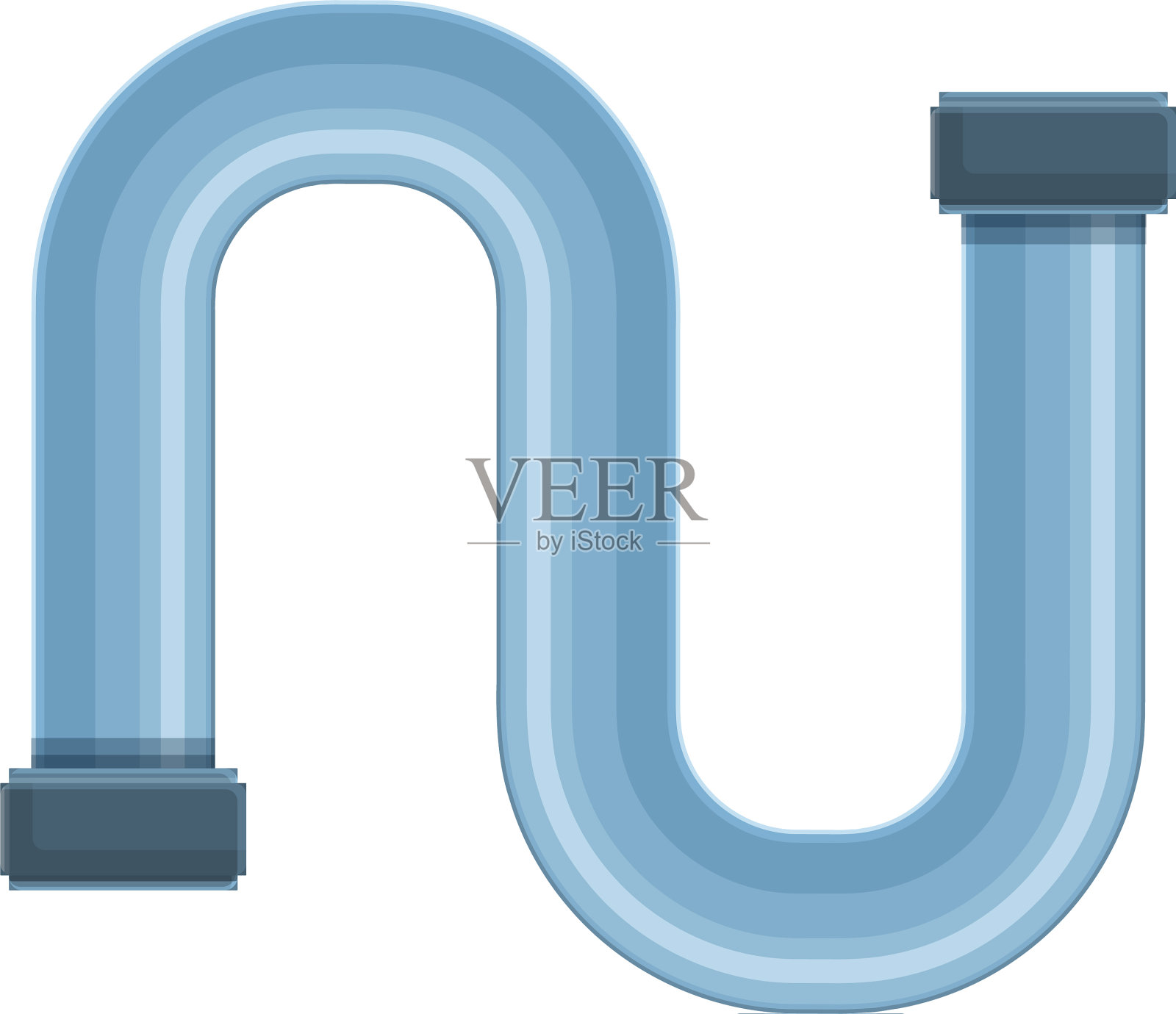 卡通风格的风管图标设计元素图片