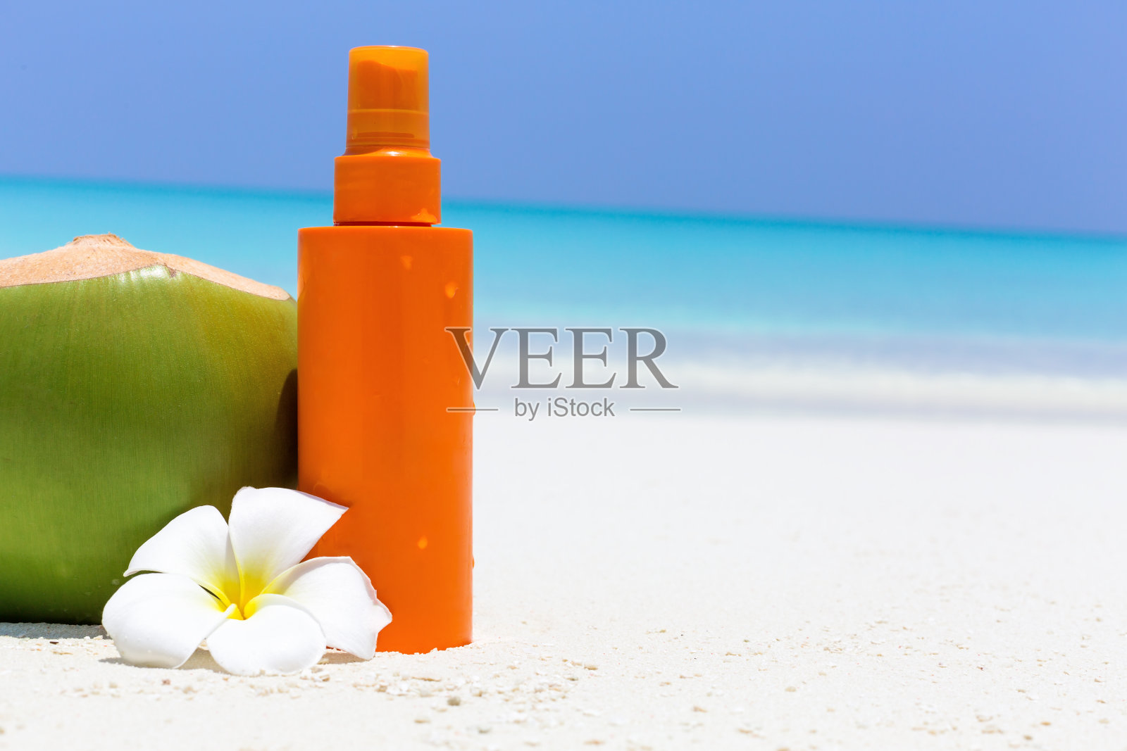 带防晒霜的管式乳液照片摄影图片