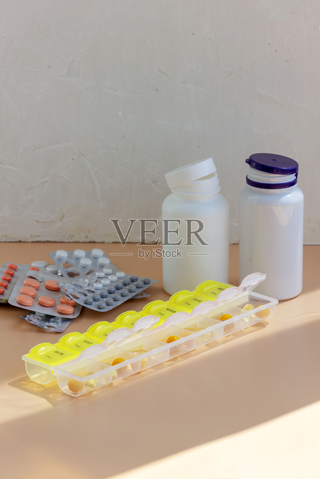 药品，片剂，治疗各种疾病的药品，放置文字照片摄影图片