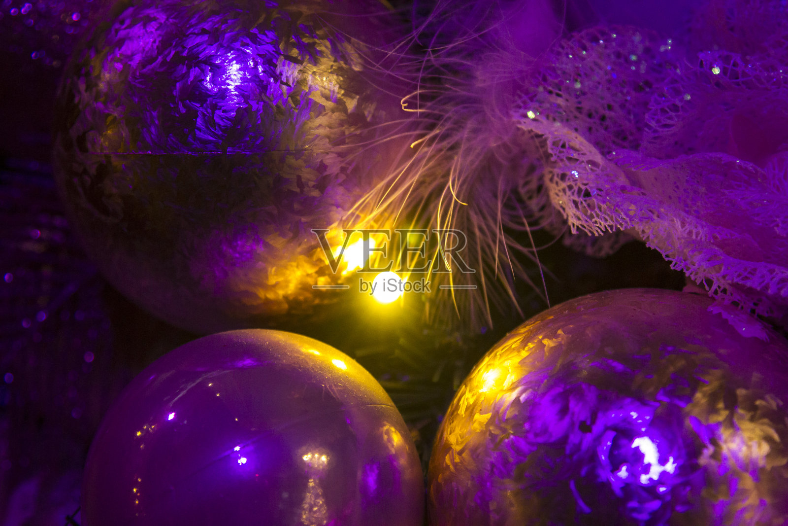 圣诞树装饰背景照片摄影图片