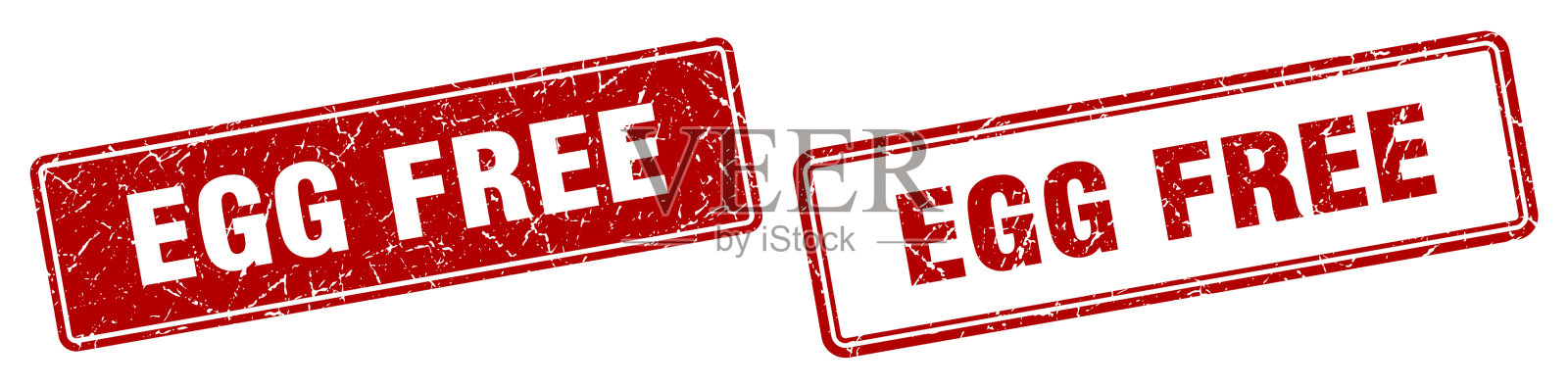 无蛋邮票设置无蛋广场垃圾标志插画图片素材