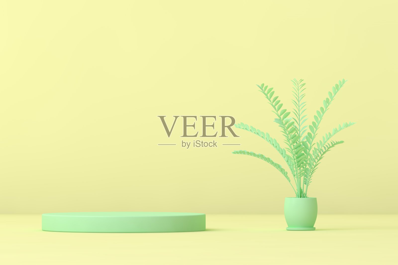 现代3D抽象背景平台的产品展示。空产品站照片摄影图片