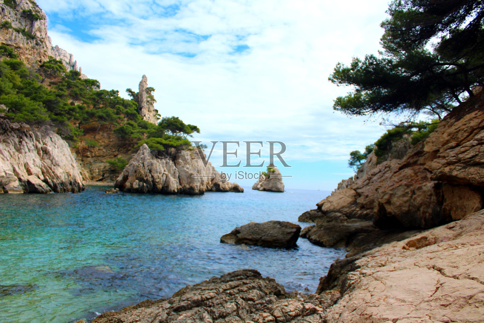 苏吉翁Calanque de Sugiton照片摄影图片