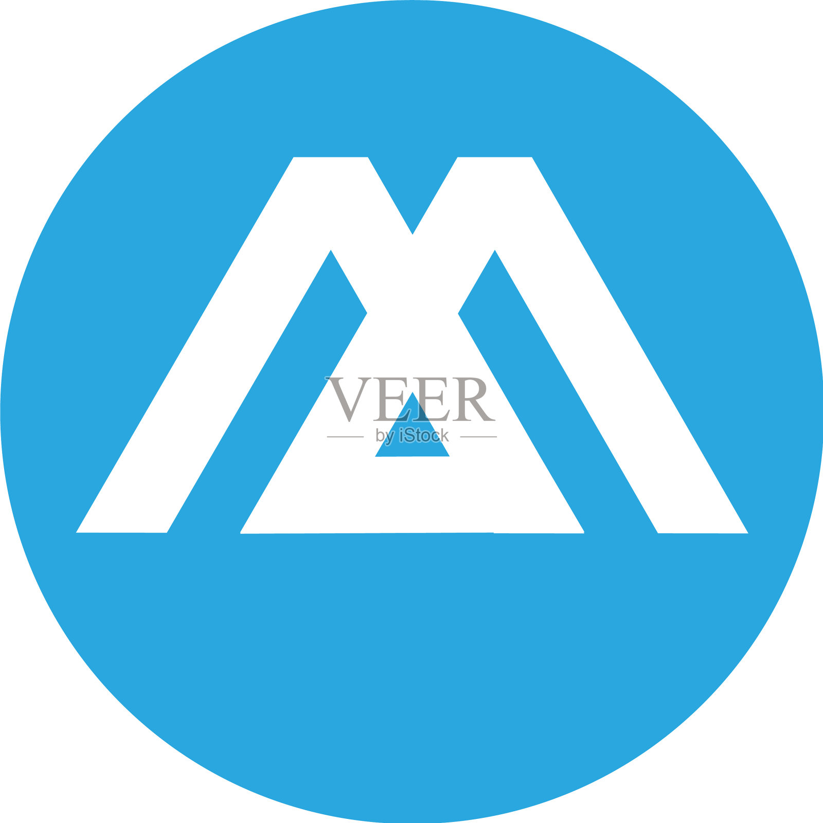 M字母标志模板插画图片素材