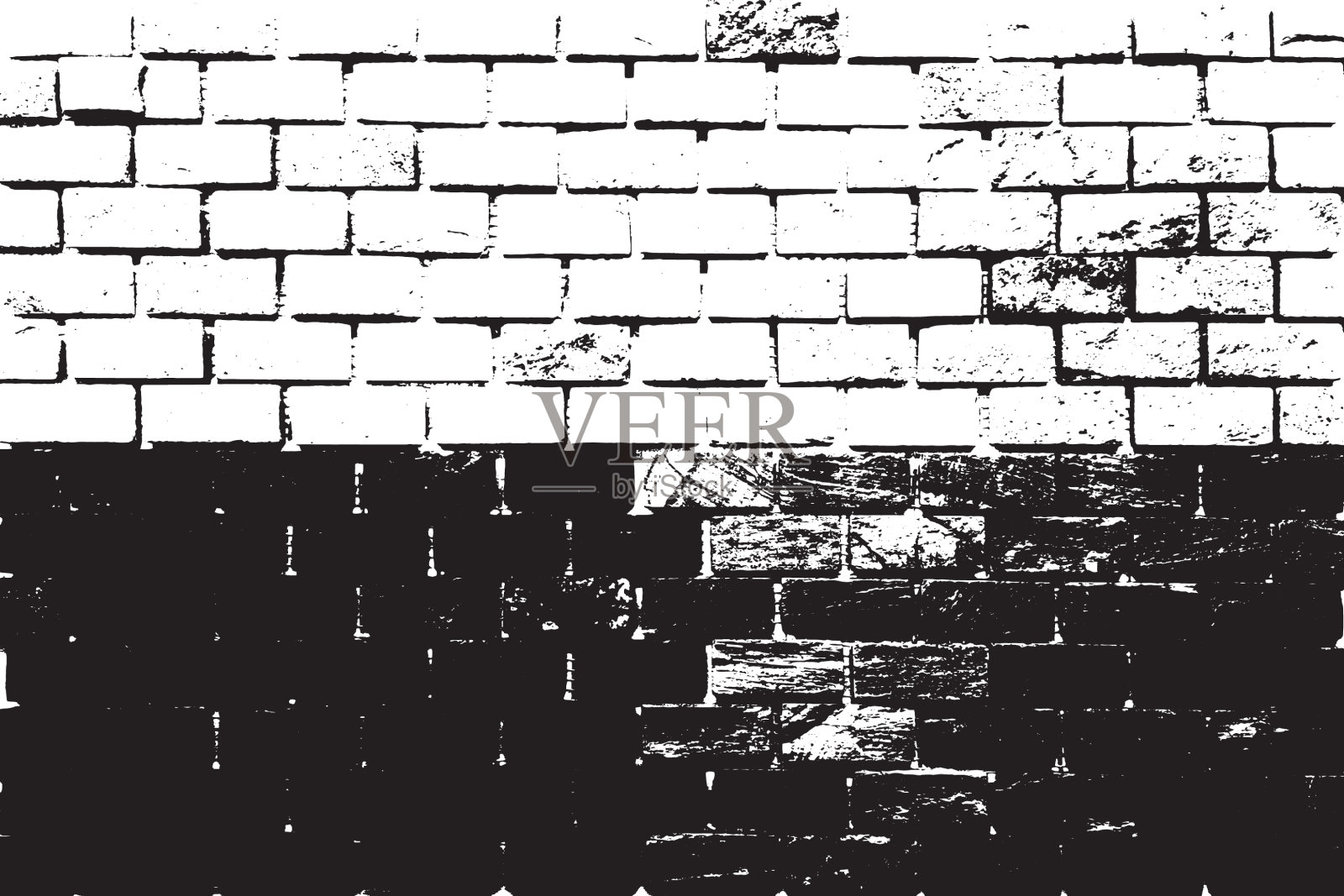 砖叠加纹理插画图片素材