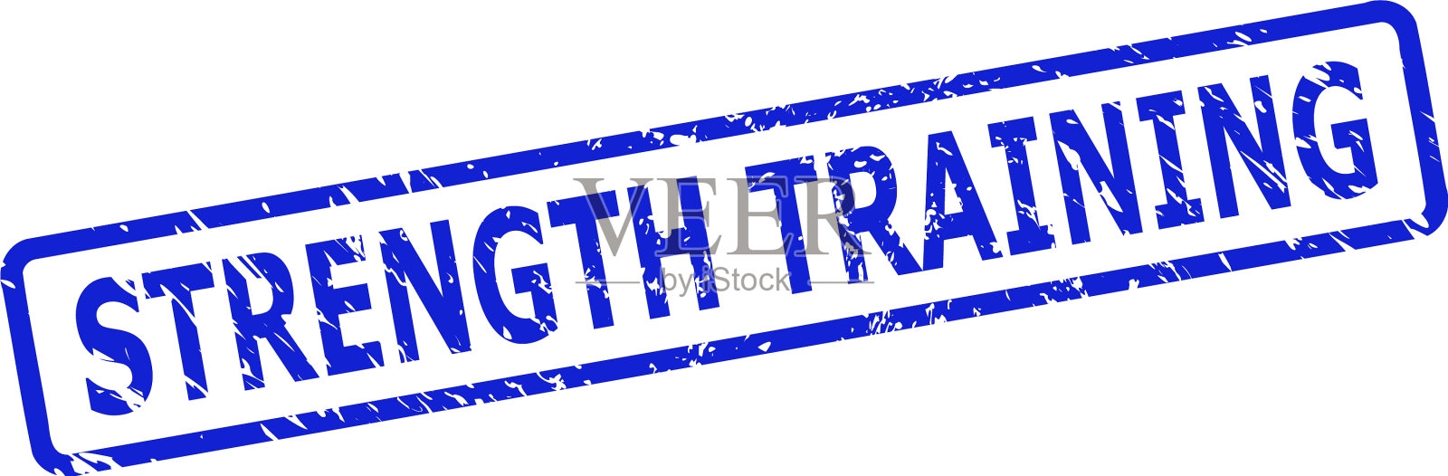 力量训练水印与垃圾表面插画图片素材