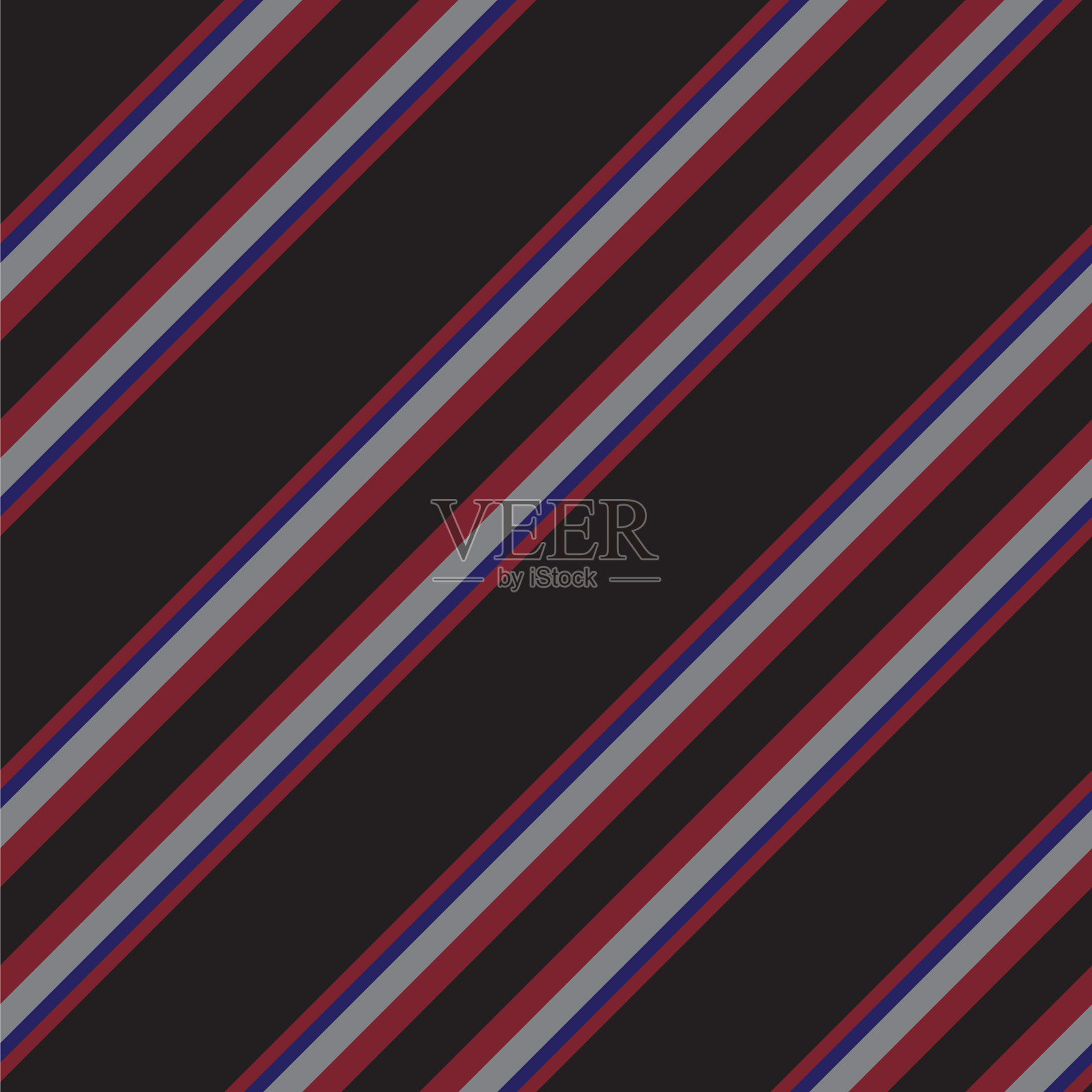 红色和蓝色条纹无缝图案背景插画图片素材