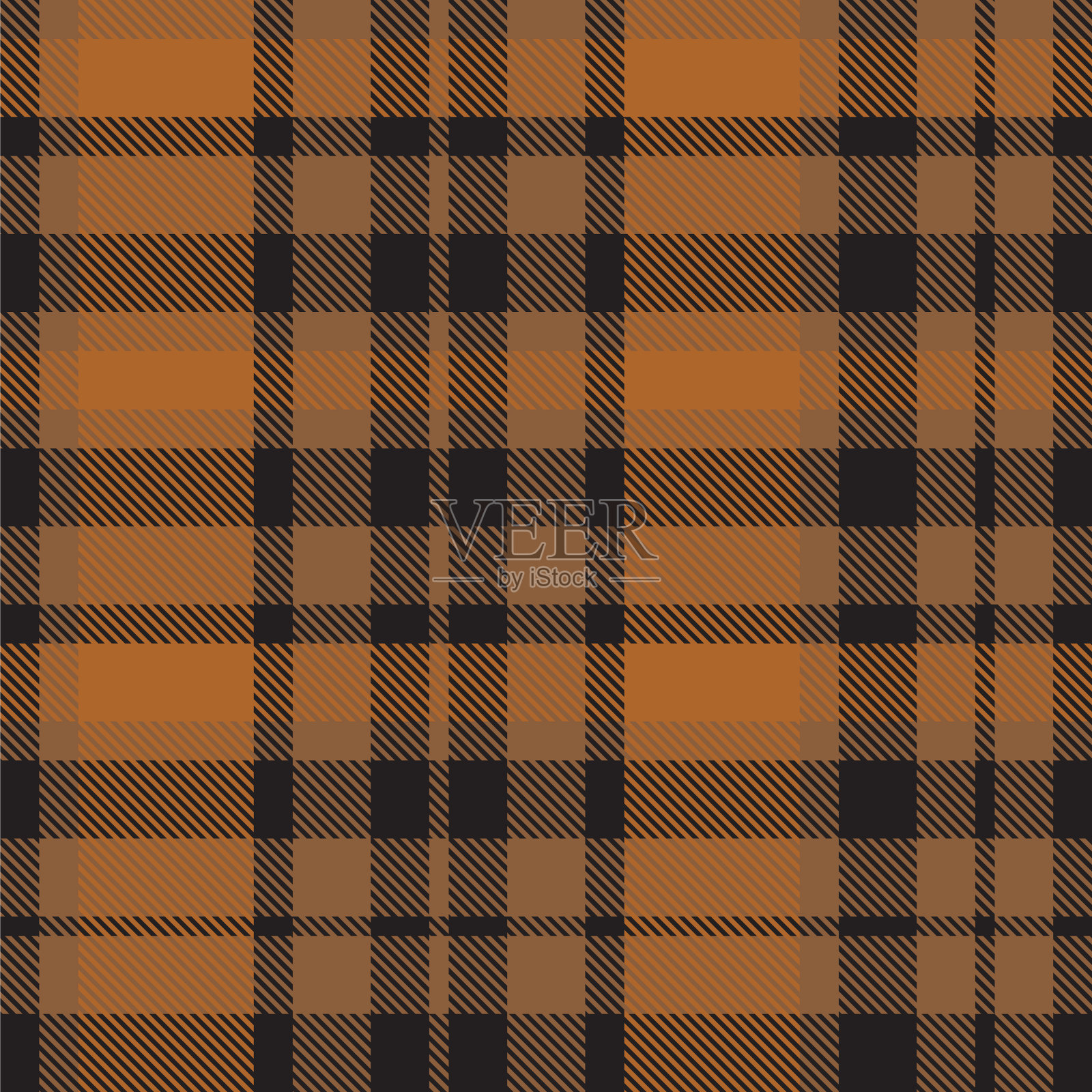 橙色渐变格子纹理无缝图案插画图片素材